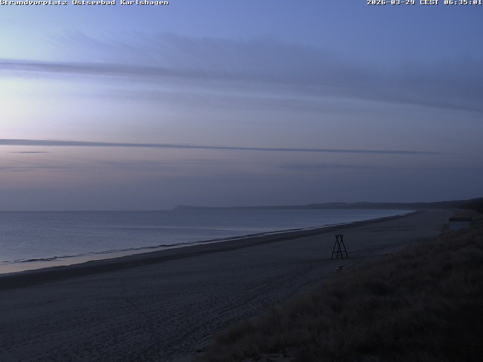 Archiv Foto Webcam Usedom: Strandvorplatz Karlshagen