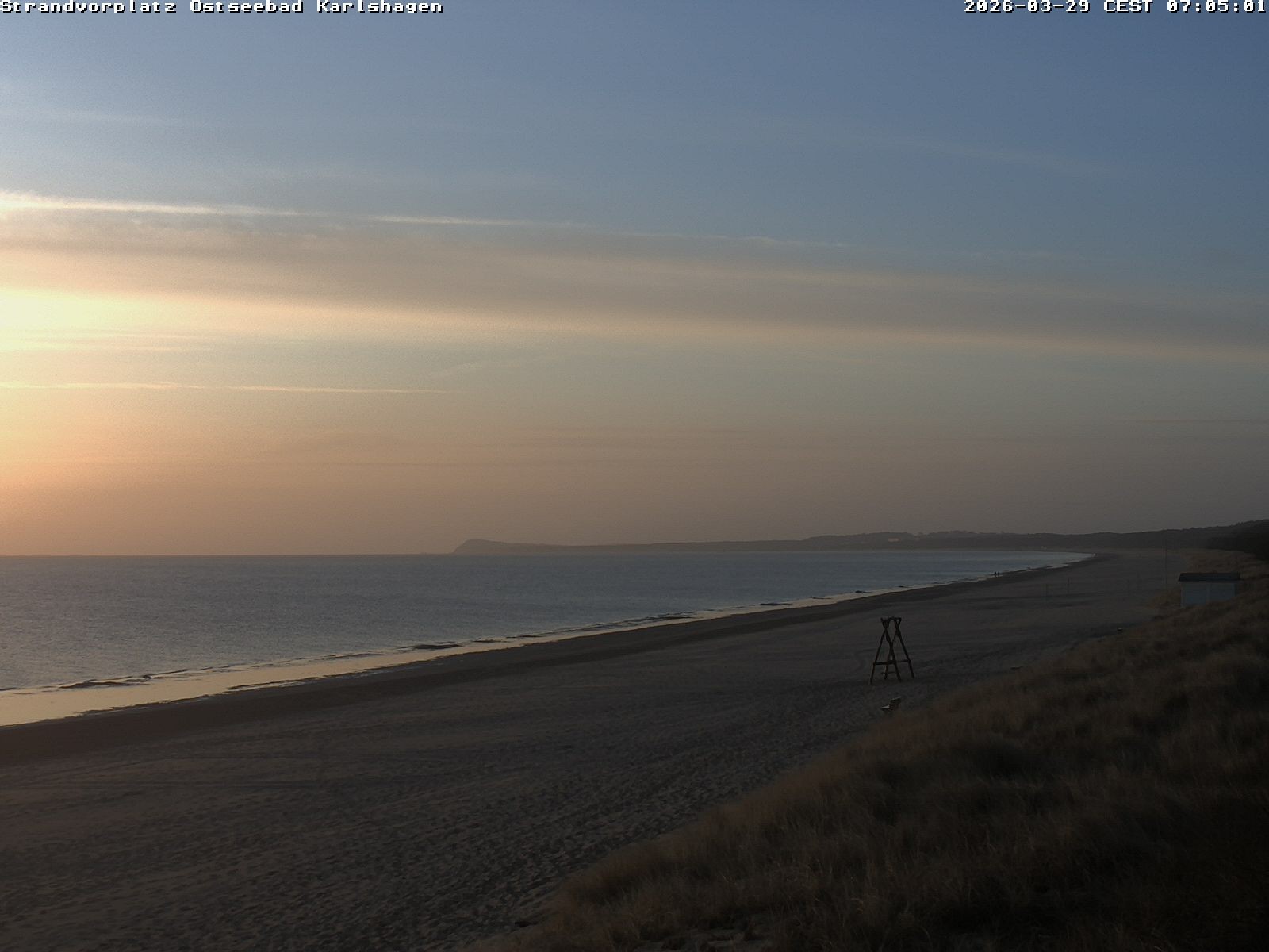 Archiv Foto Webcam Usedom: Strandvorplatz Karlshagen