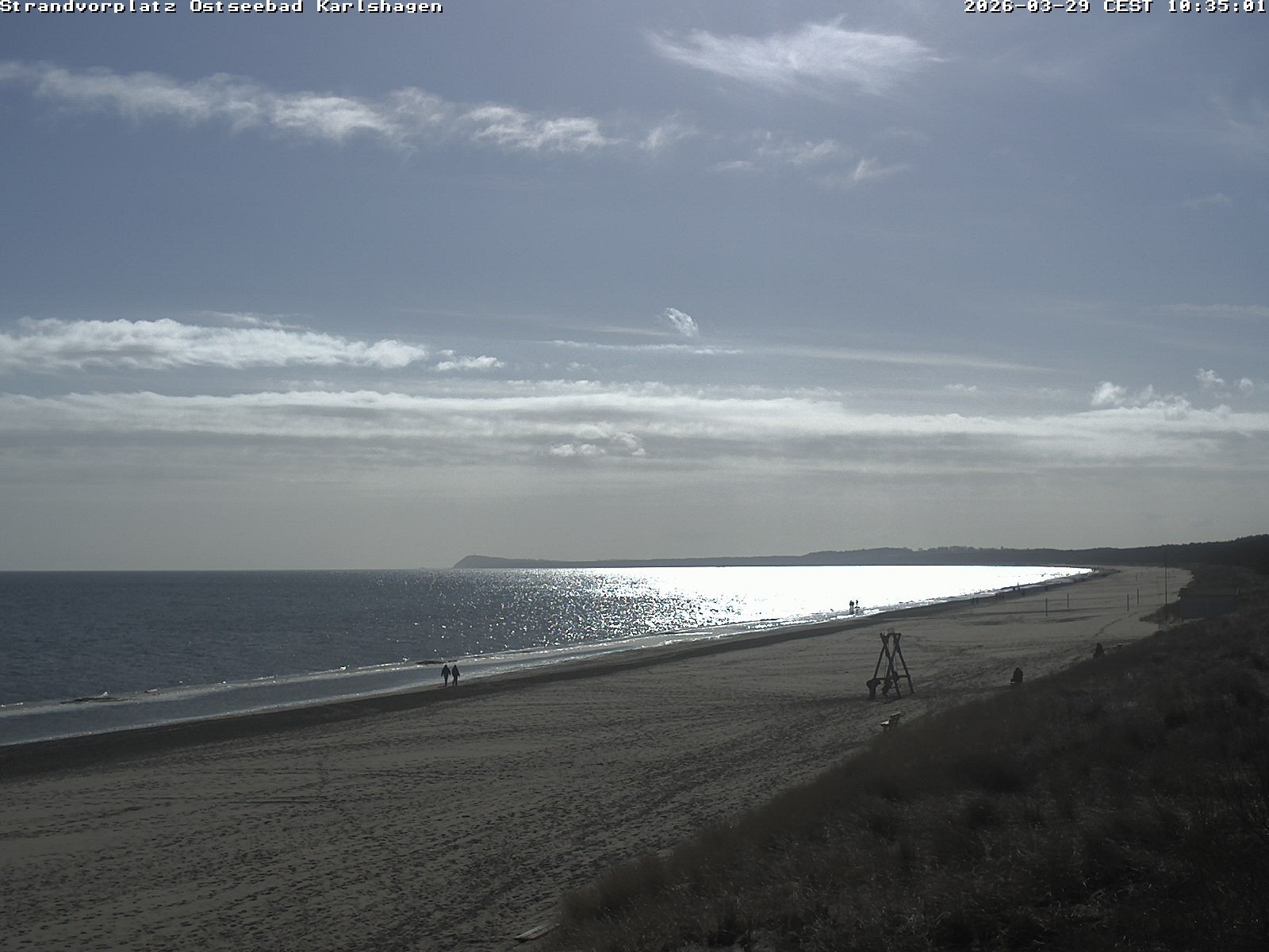 Archiv Foto Webcam Usedom: Strandvorplatz Karlshagen