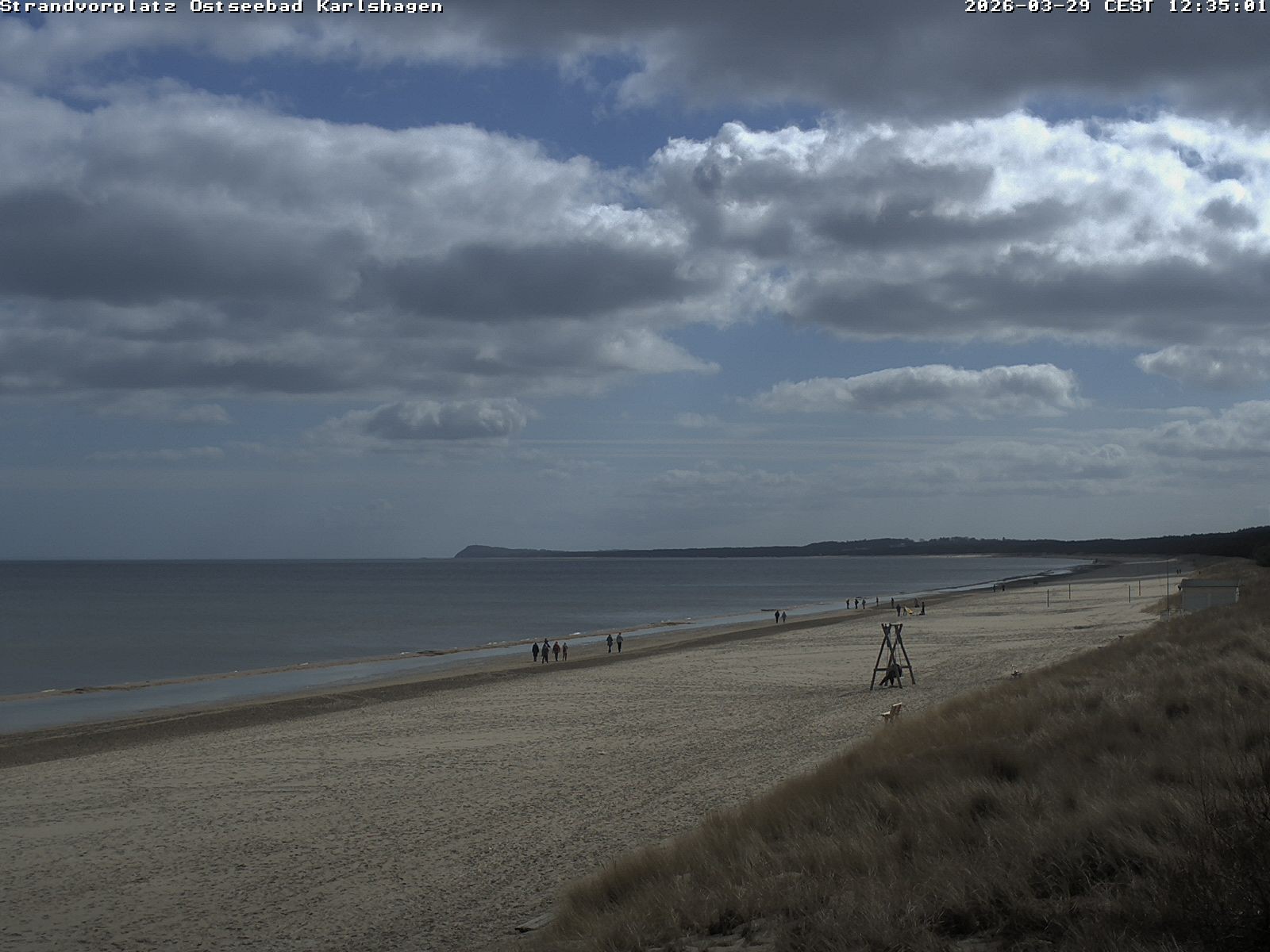 Archiv Foto Webcam Usedom: Strandvorplatz Karlshagen