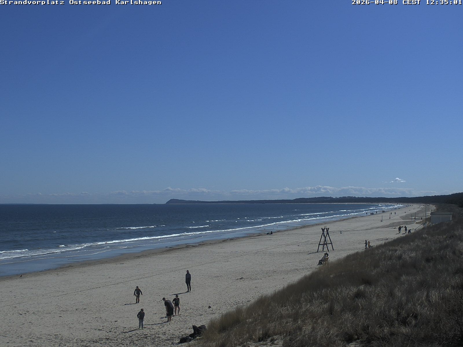 Archiv Foto Webcam Usedom: Strandvorplatz Karlshagen