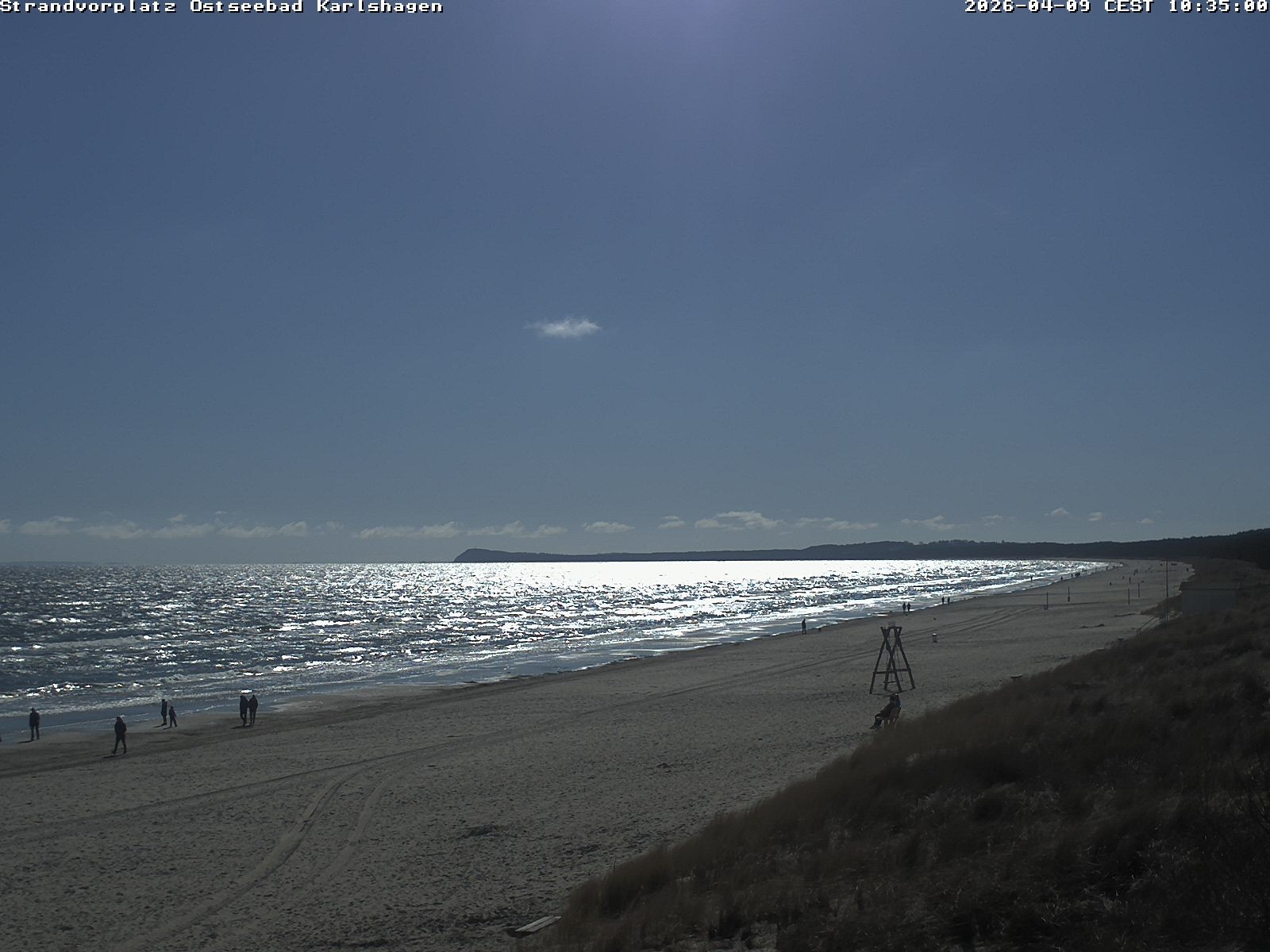 Archived image Webcam North east view Karlshagen beach