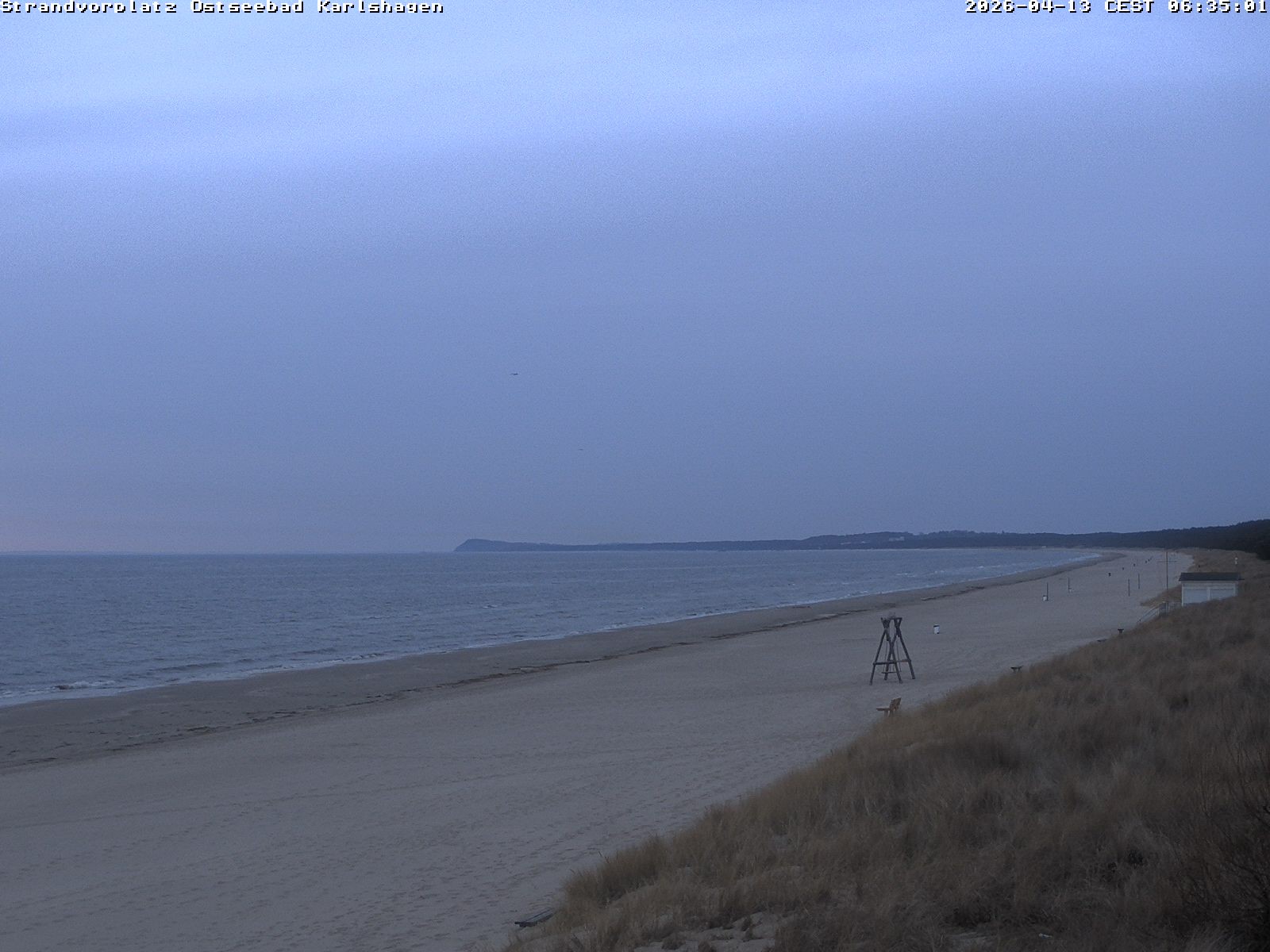 Archiv Foto Webcam Usedom: Strandvorplatz Karlshagen