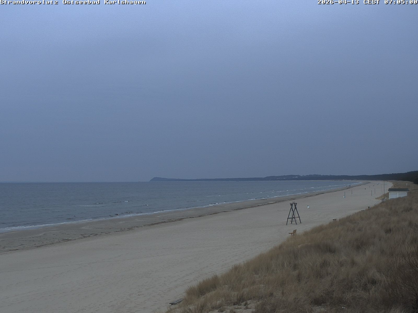 Archiv Foto Webcam Usedom: Strandvorplatz Karlshagen