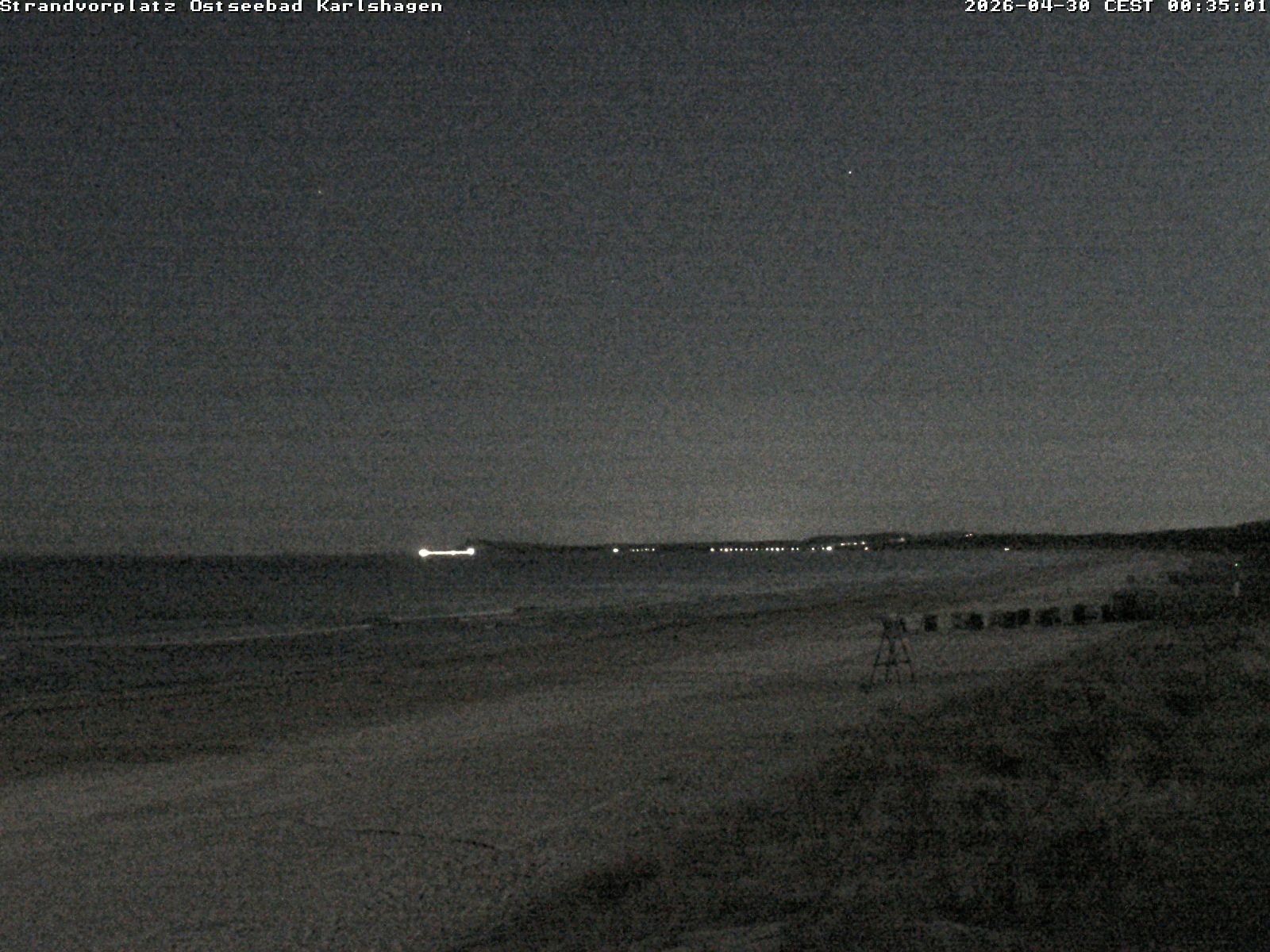 Archiv Foto Webcam Usedom: Strandvorplatz Karlshagen