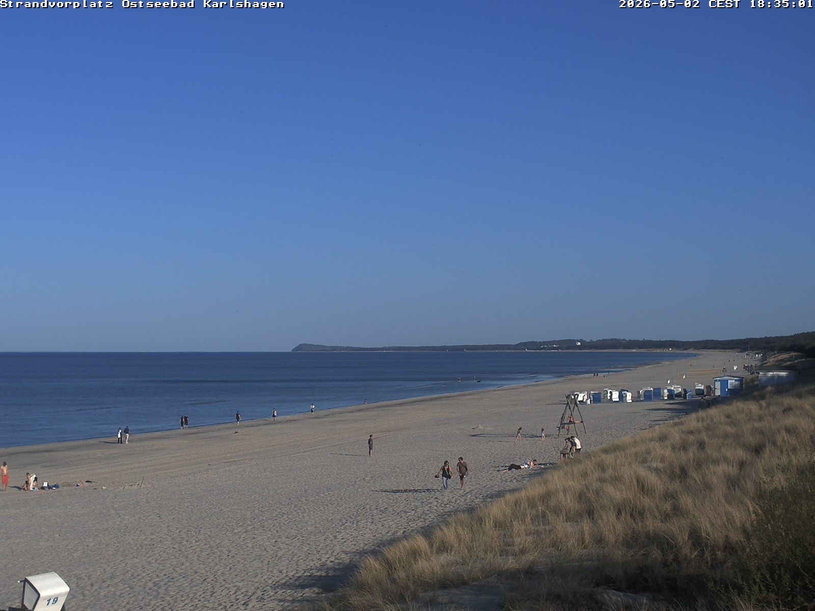 Archiv Foto Webcam Usedom: Strandvorplatz Karlshagen