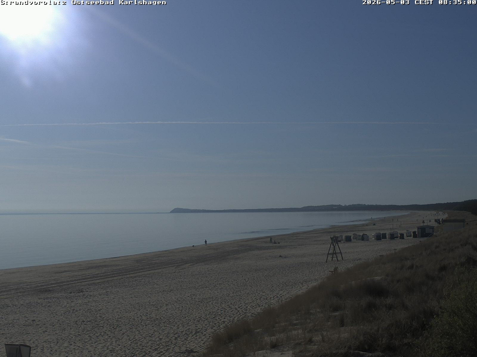 Archiv Foto Webcam Usedom: Strandvorplatz Karlshagen