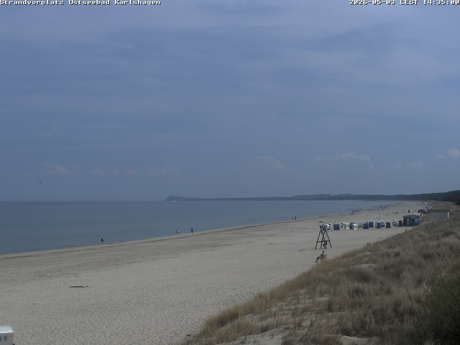 Archiv Foto Webcam Usedom: Strandvorplatz Karlshagen
