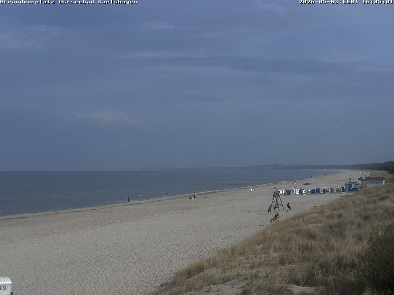 Archiv Foto Webcam Usedom: Strandvorplatz Karlshagen