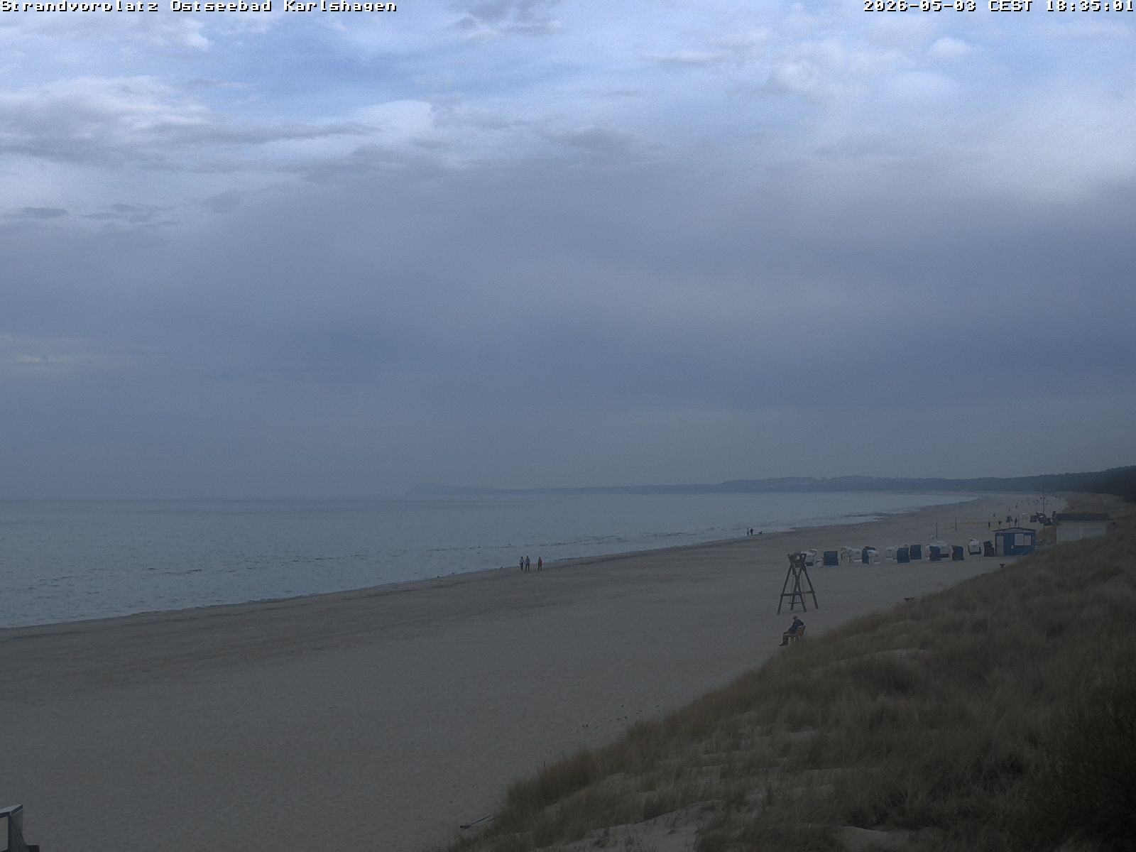 Archiv Foto Webcam Usedom: Strandvorplatz Karlshagen