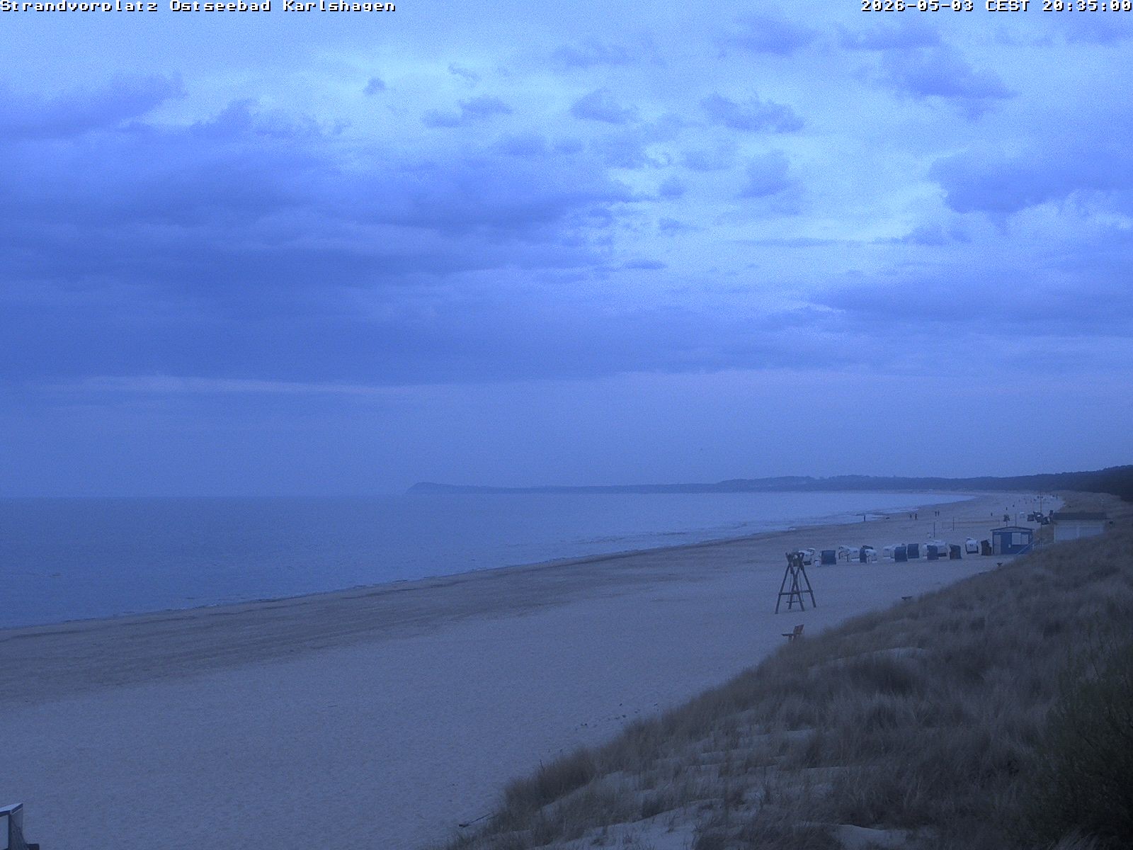 Archiv Foto Webcam Usedom: Strandvorplatz Karlshagen