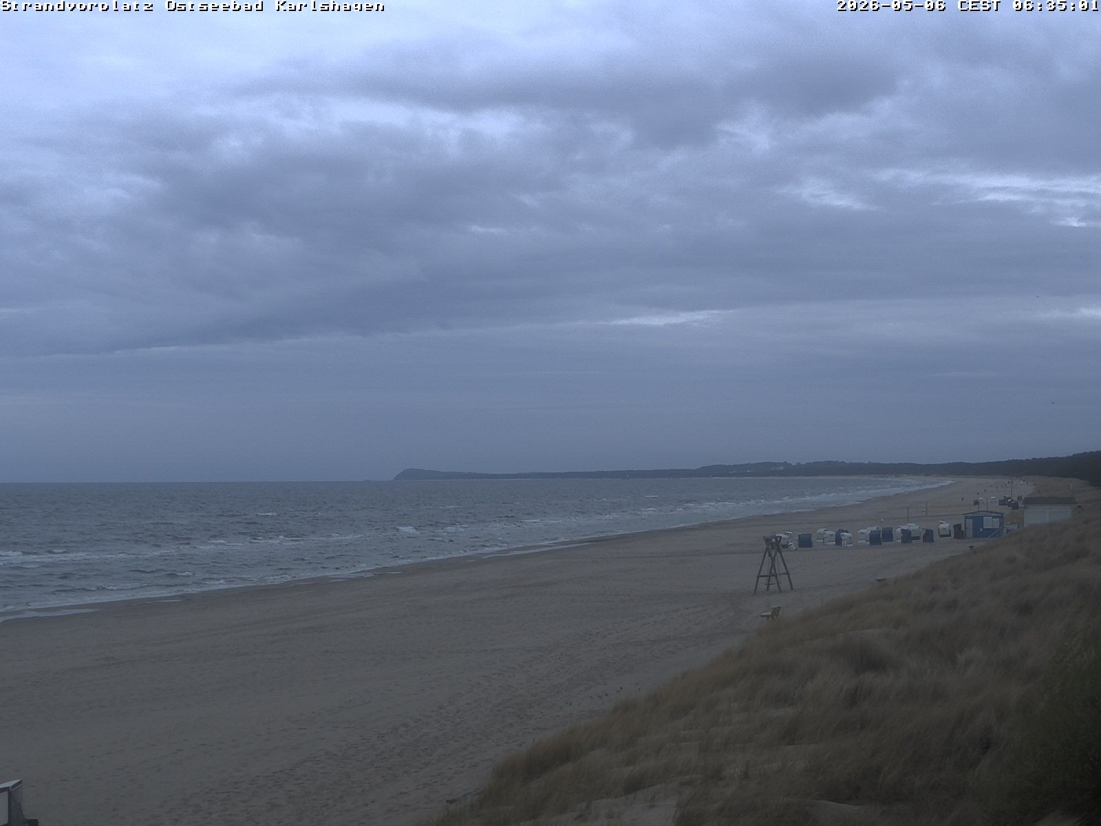 Archiv Foto Webcam Usedom: Strandvorplatz Karlshagen