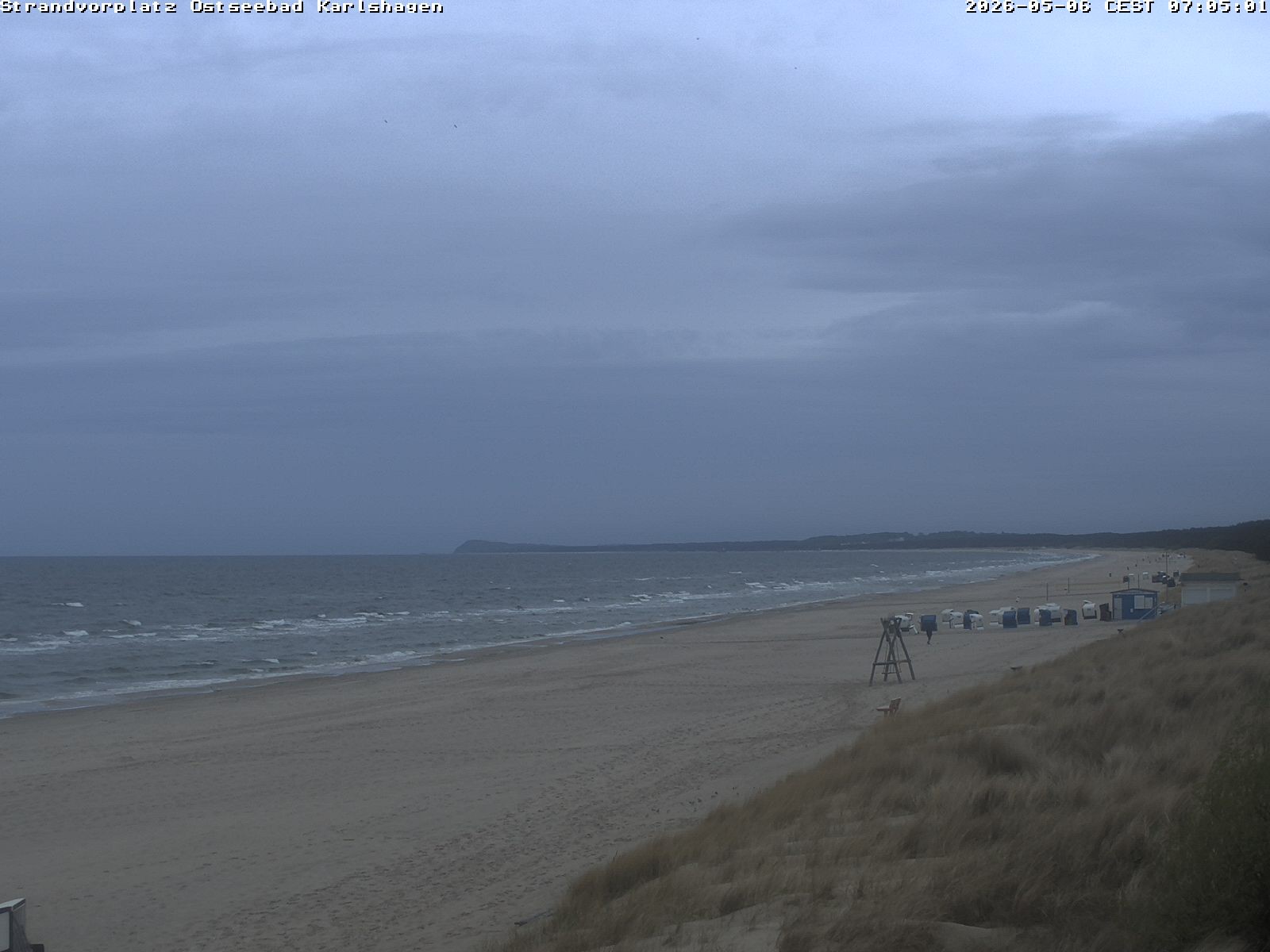 Archiv Foto Webcam Usedom: Strandvorplatz Karlshagen