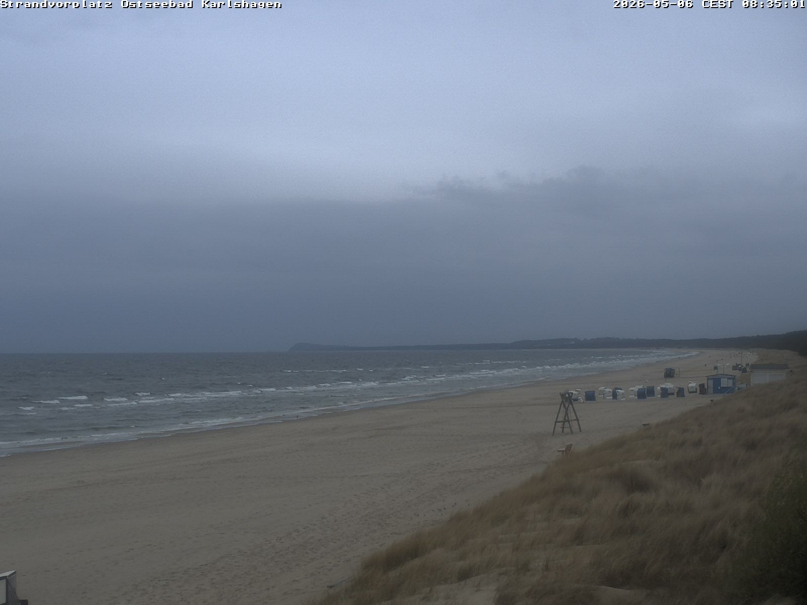 Archiv Foto Webcam Usedom: Strandvorplatz Karlshagen