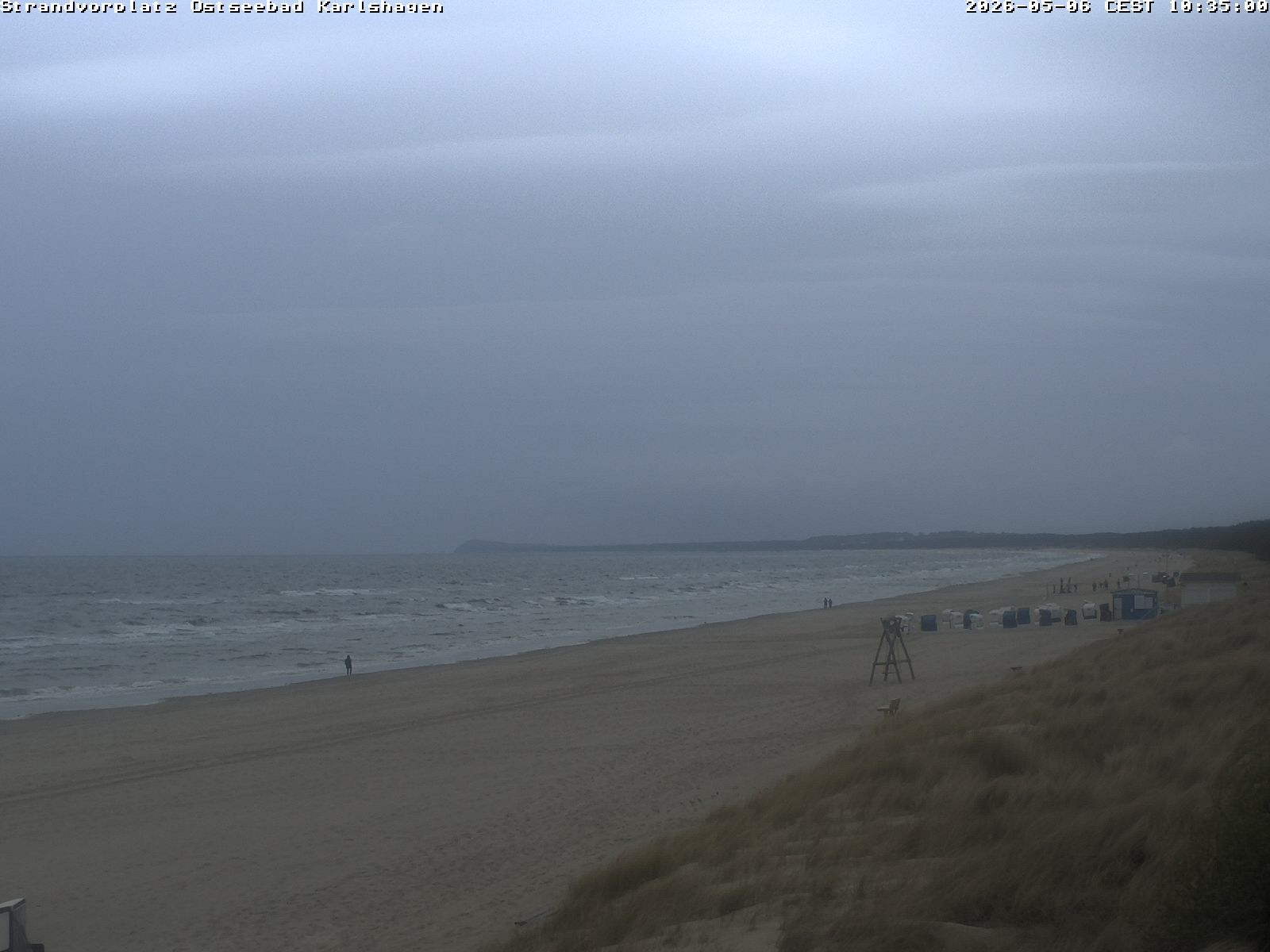 Archiv Foto Webcam Usedom: Strandvorplatz Karlshagen