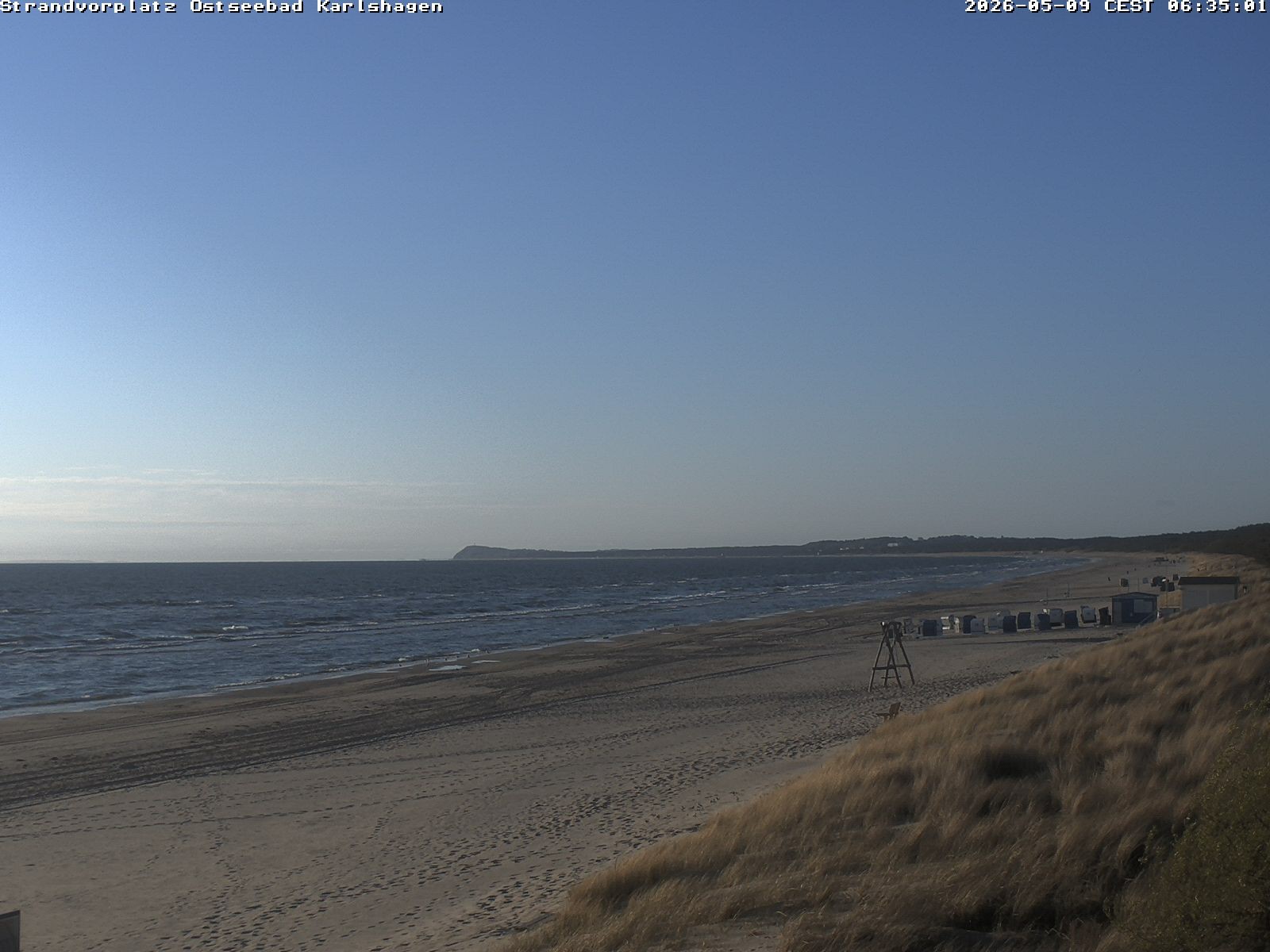 Archiv Foto Webcam Usedom: Strandvorplatz Karlshagen