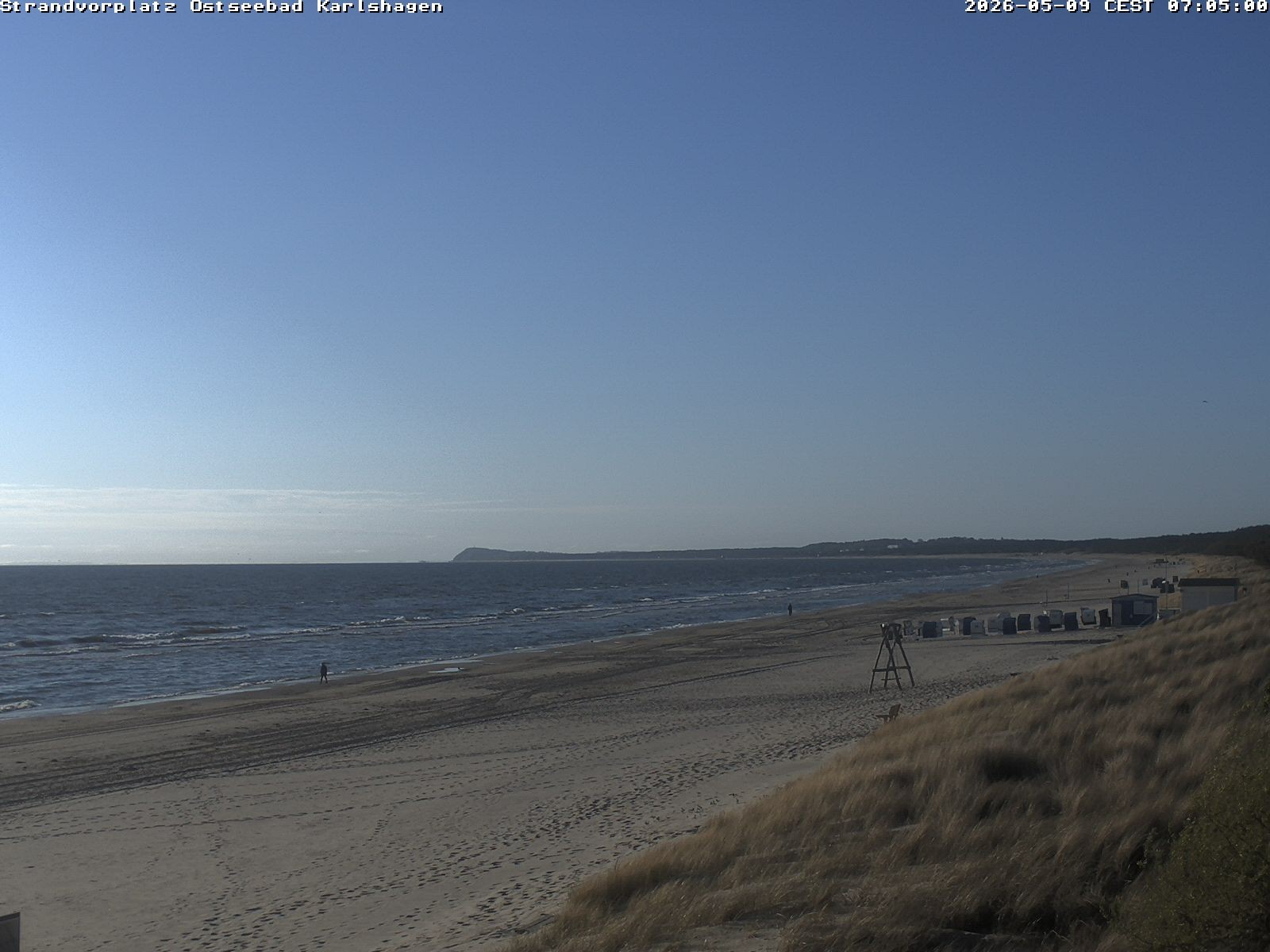 Archiv Foto Webcam Usedom: Strandvorplatz Karlshagen