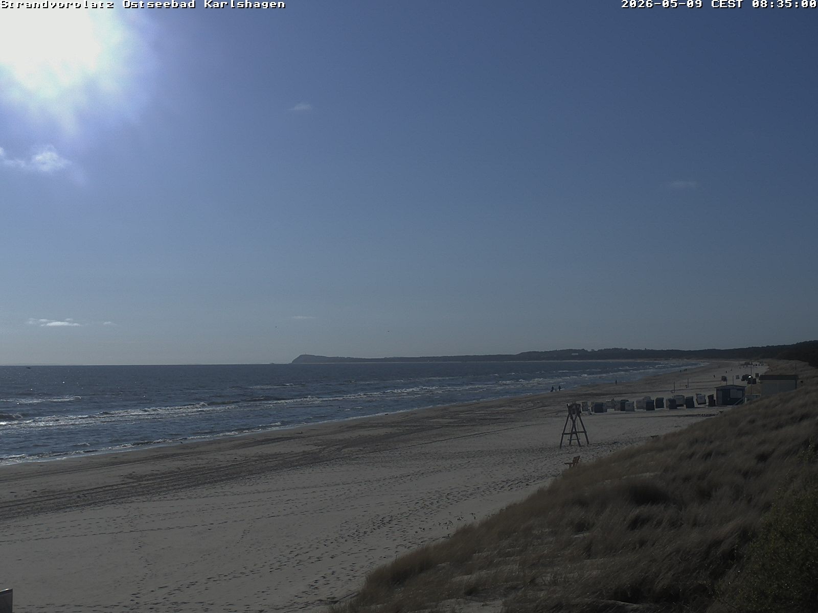 Archiv Foto Webcam Usedom: Strandvorplatz Karlshagen