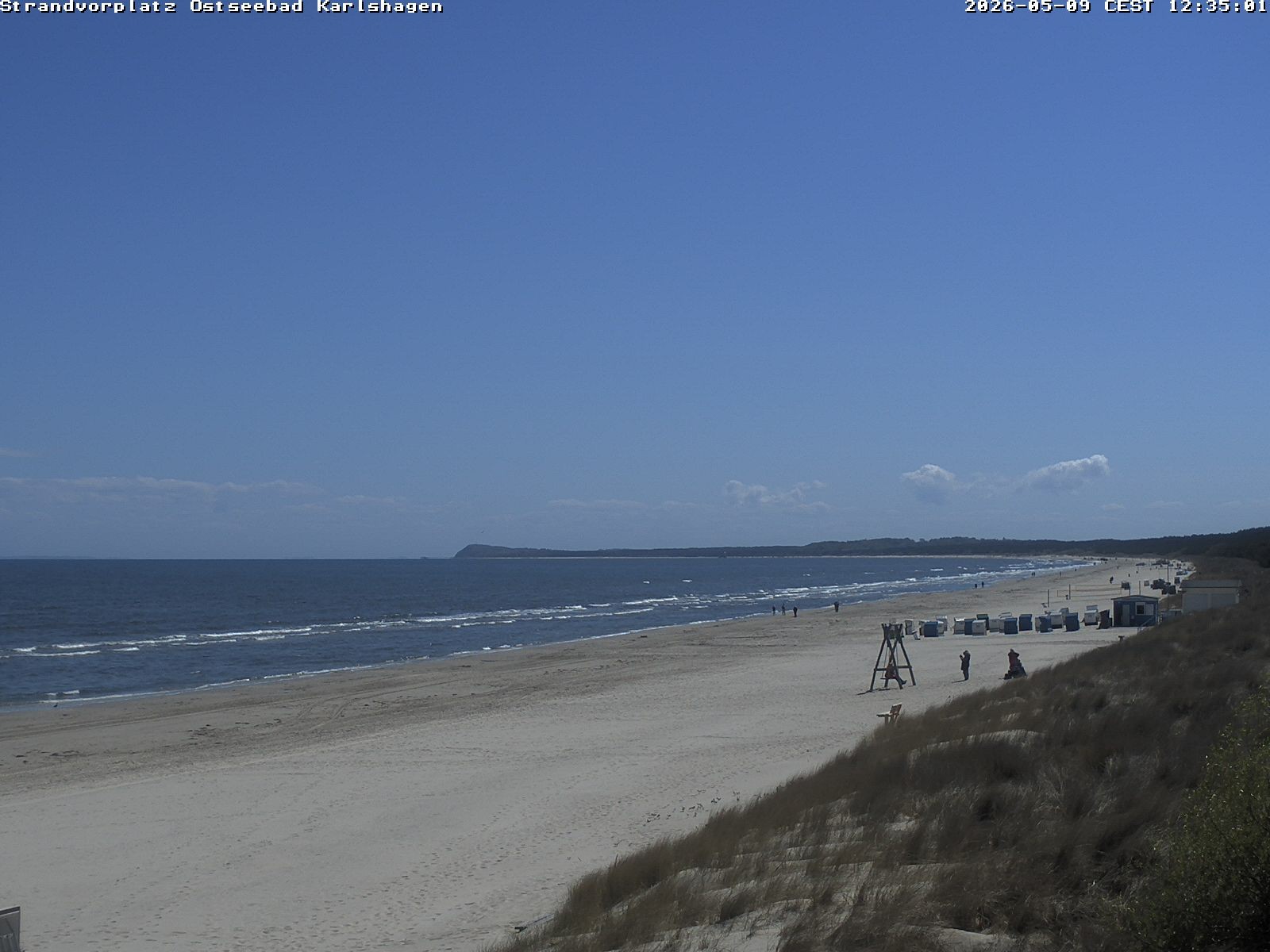 Archiv Foto Webcam Usedom: Strandvorplatz Karlshagen