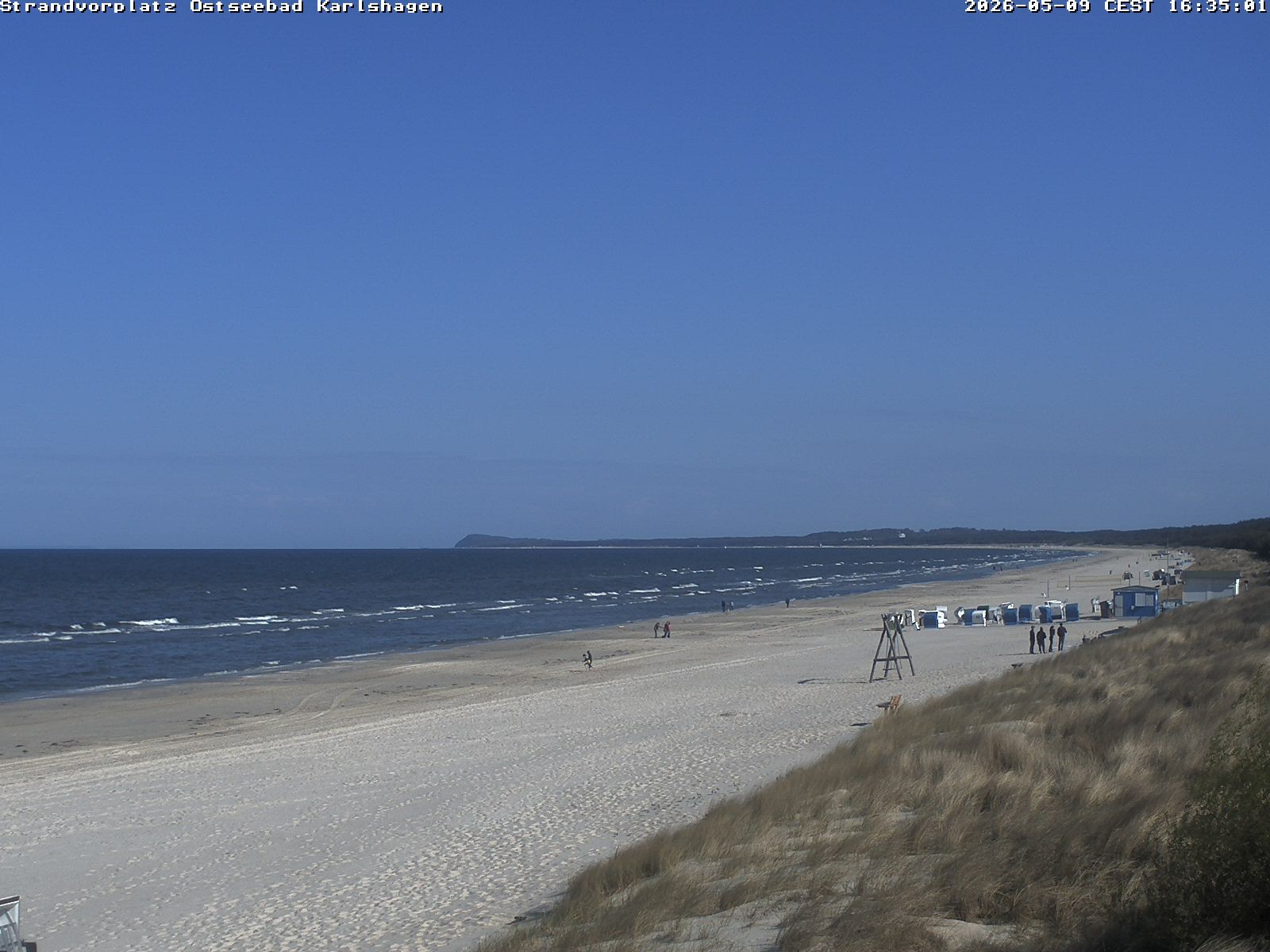 Archiv Foto Webcam Usedom: Strandvorplatz Karlshagen