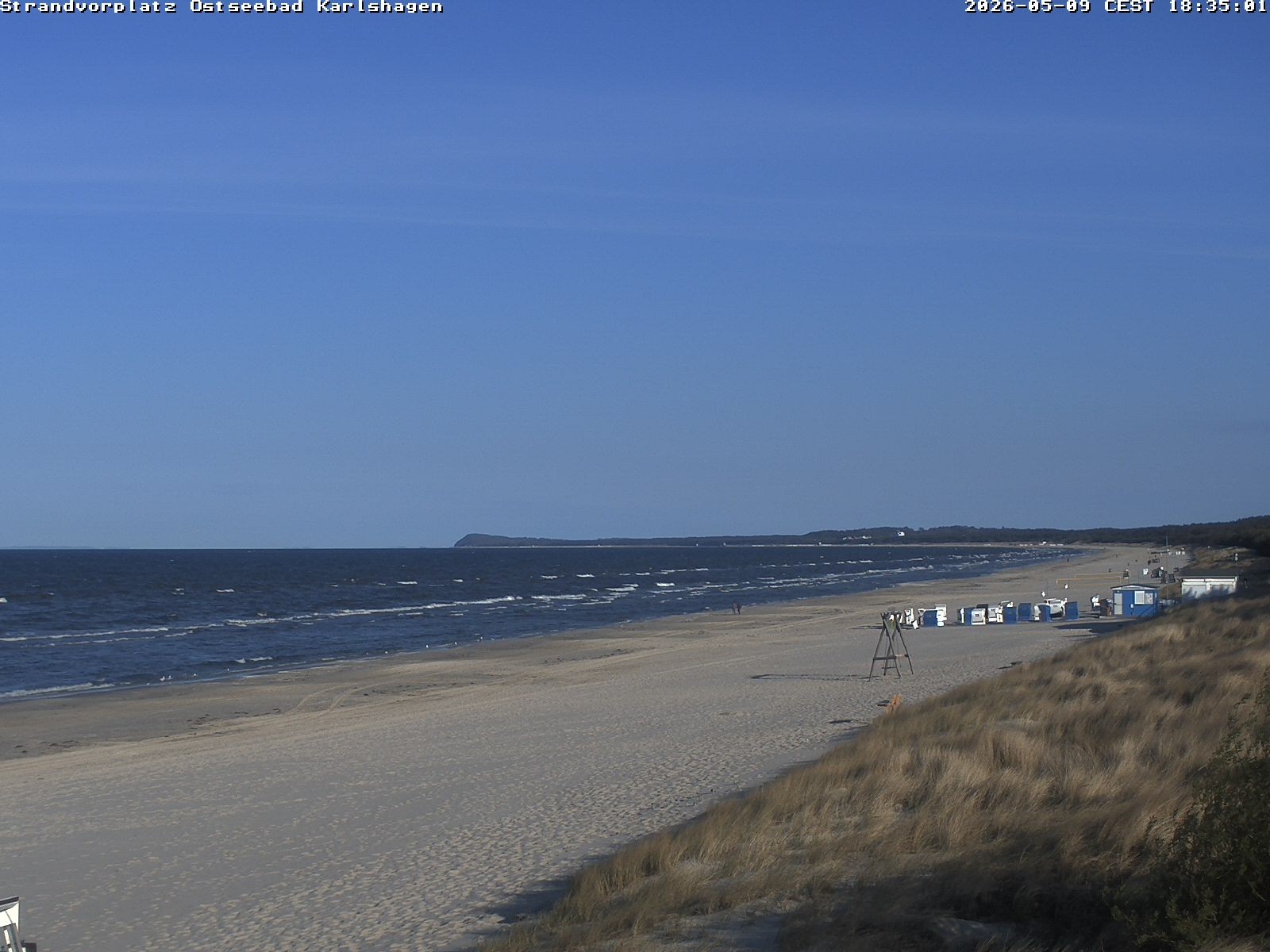 Archiv Foto Webcam Usedom: Strandvorplatz Karlshagen