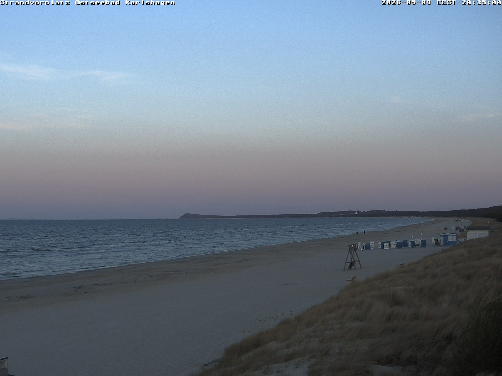 Archiv Foto Webcam Usedom: Strandvorplatz Karlshagen