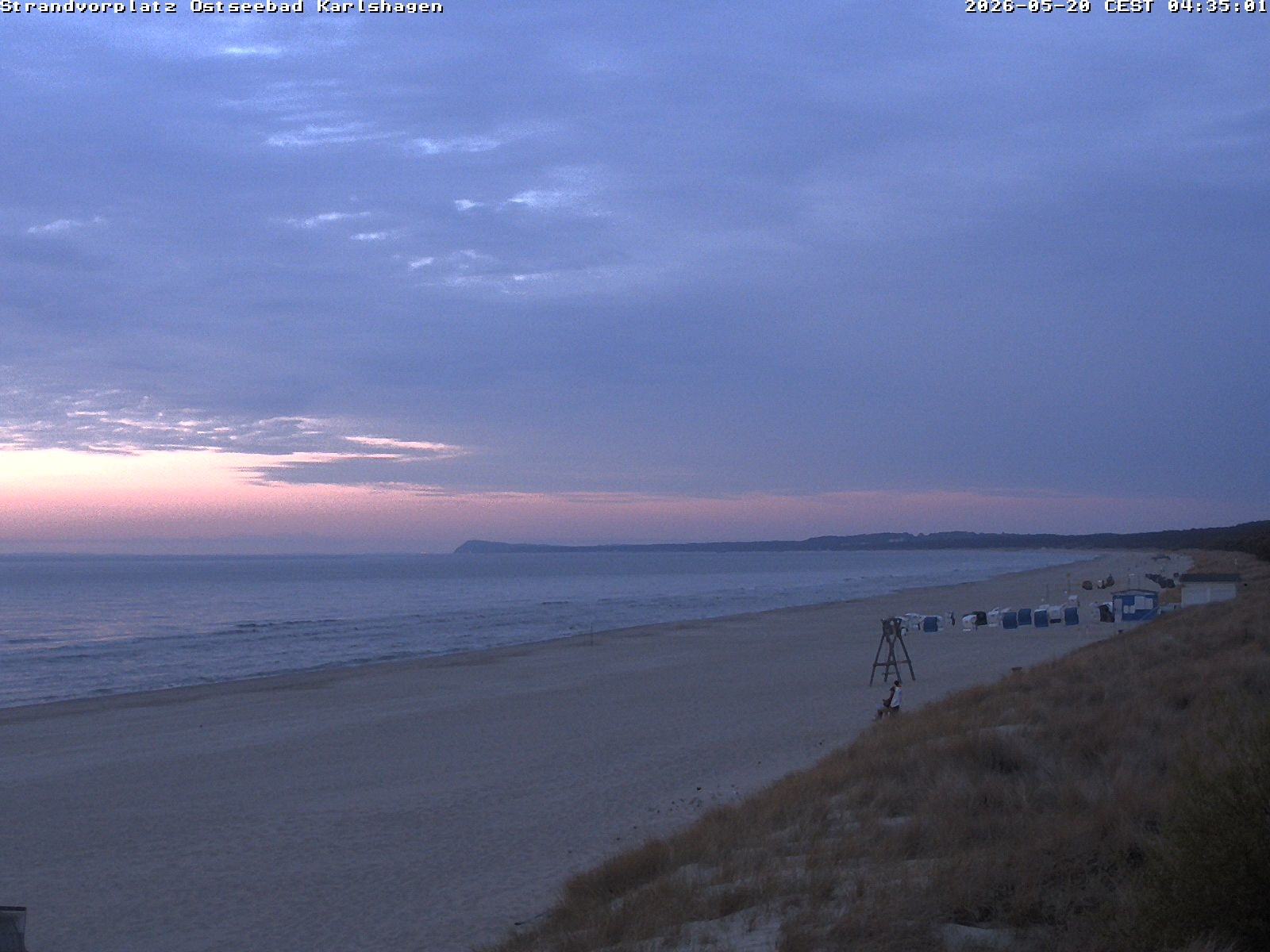 Archiv Foto Webcam Usedom: Strandvorplatz Karlshagen