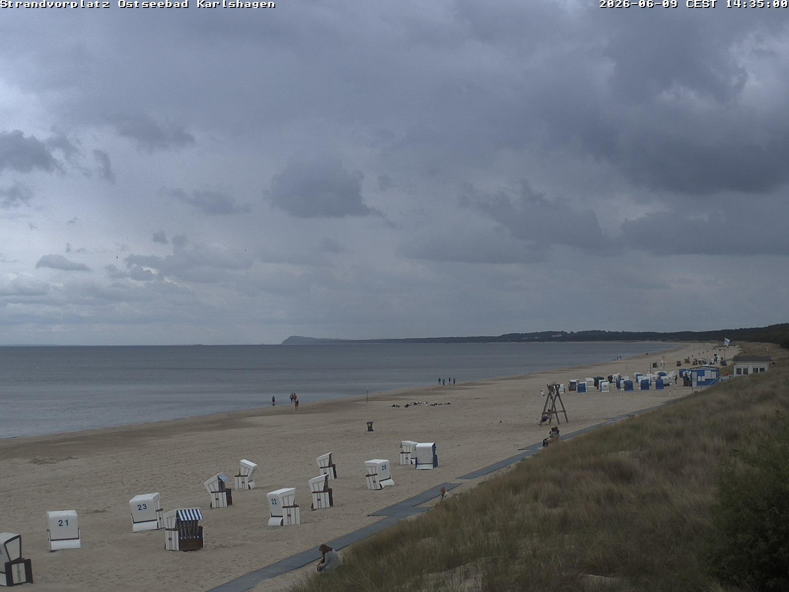 Archiv Foto Webcam Usedom: Strandvorplatz Karlshagen