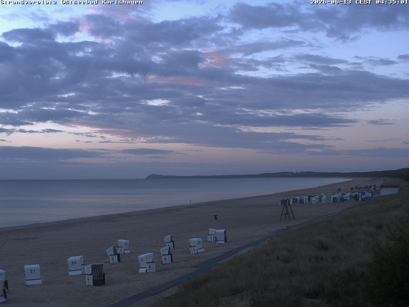 Archiv Foto Webcam Usedom: Strandvorplatz Karlshagen