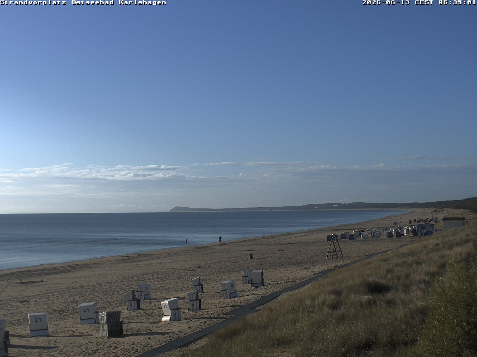 Archiv Foto Webcam Usedom: Strandvorplatz Karlshagen