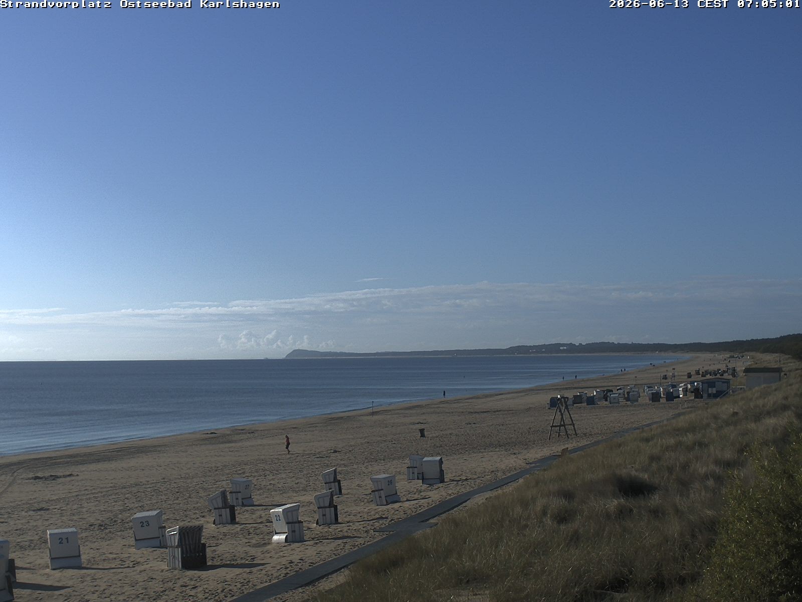 Archiv Foto Webcam Usedom: Strandvorplatz Karlshagen