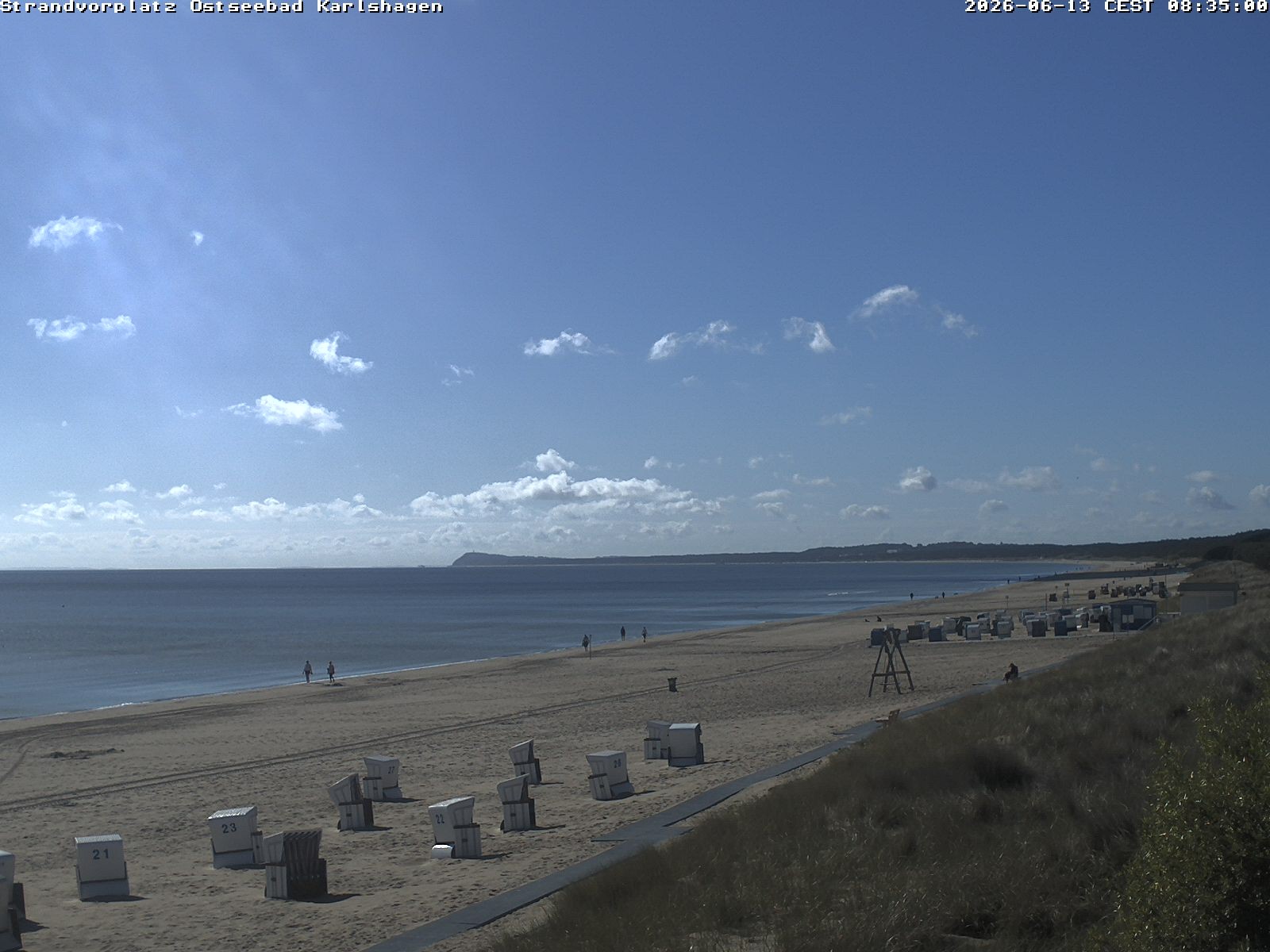 Archiv Foto Webcam Usedom: Strandvorplatz Karlshagen