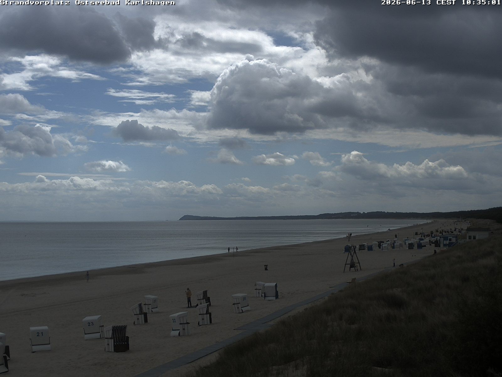 Archiv Foto Webcam Usedom: Strandvorplatz Karlshagen