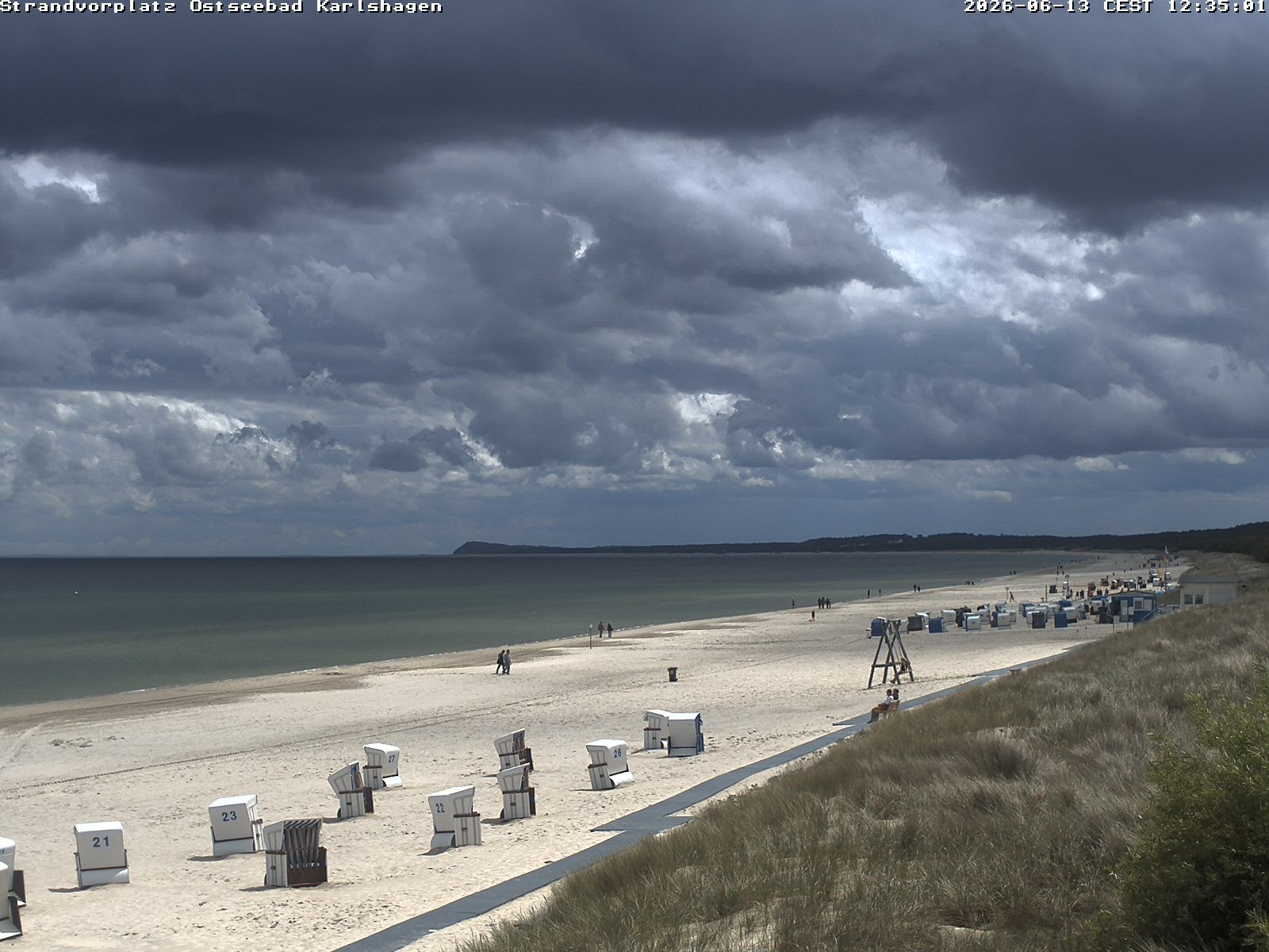 Archiv Foto Webcam Usedom: Strandvorplatz Karlshagen