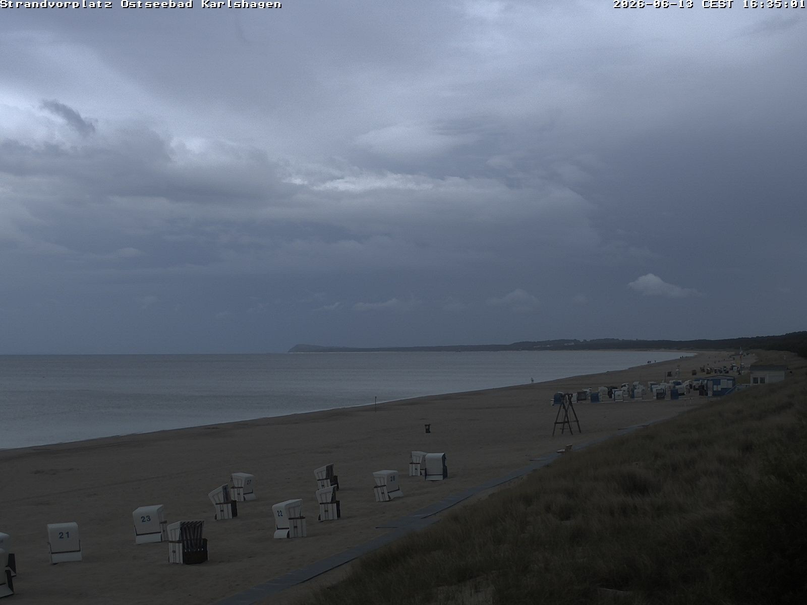 Archiv Foto Webcam Usedom: Strandvorplatz Karlshagen