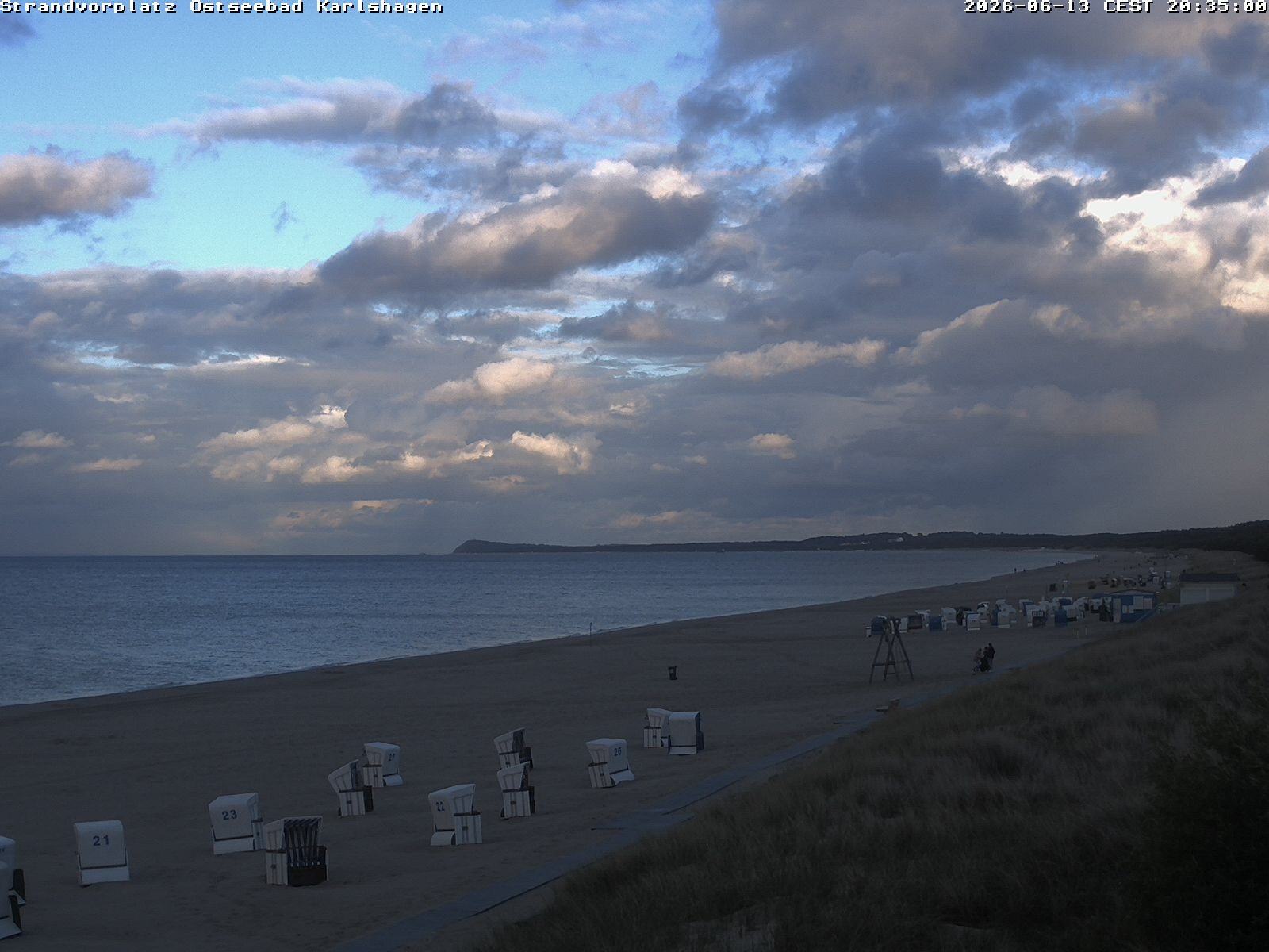 Archiv Foto Webcam Usedom: Strandvorplatz Karlshagen