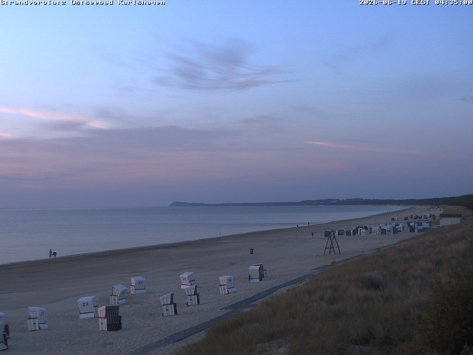 Archiv Foto Webcam Usedom: Strandvorplatz Karlshagen