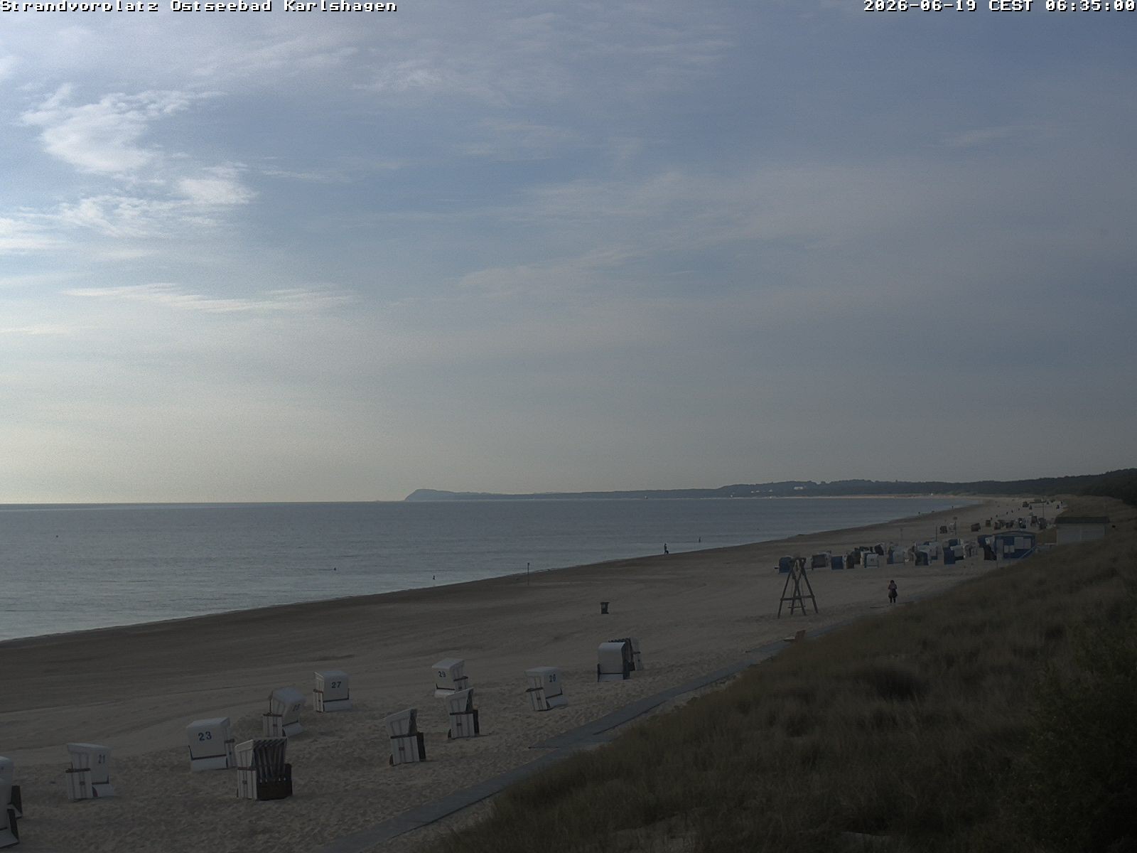 Archiv Foto Webcam Usedom: Strandvorplatz Karlshagen