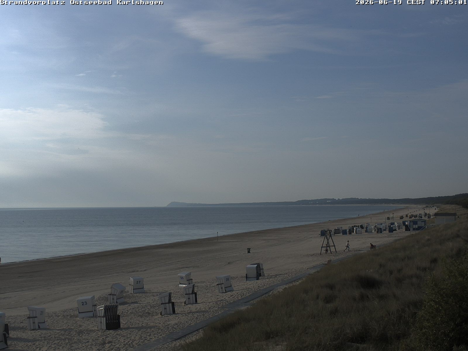 Archiv Foto Webcam Usedom: Strandvorplatz Karlshagen