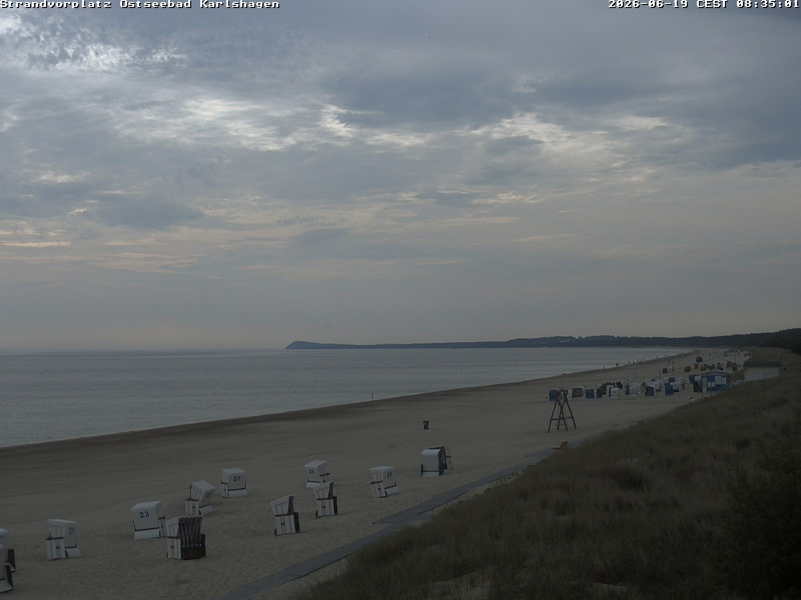 Archiv Foto Webcam Usedom: Strandvorplatz Karlshagen