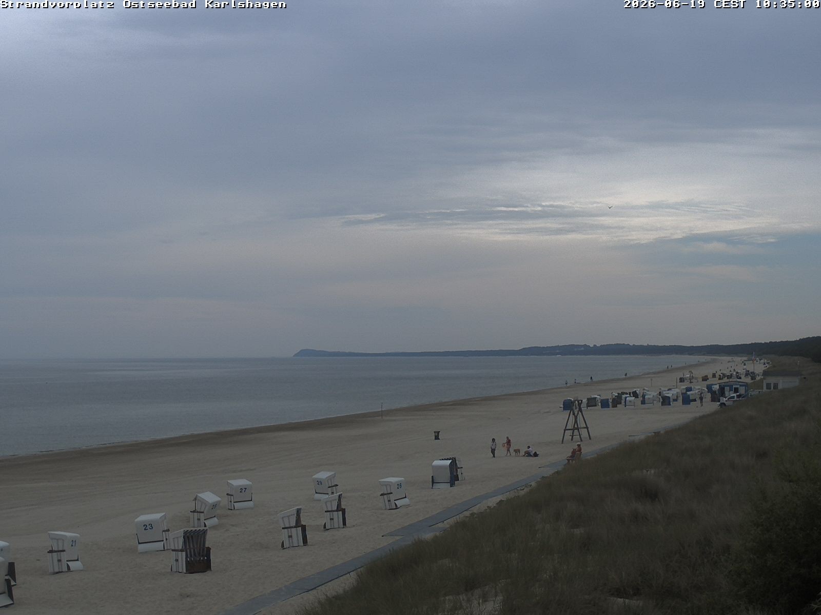Archiv Foto Webcam Usedom: Strandvorplatz Karlshagen
