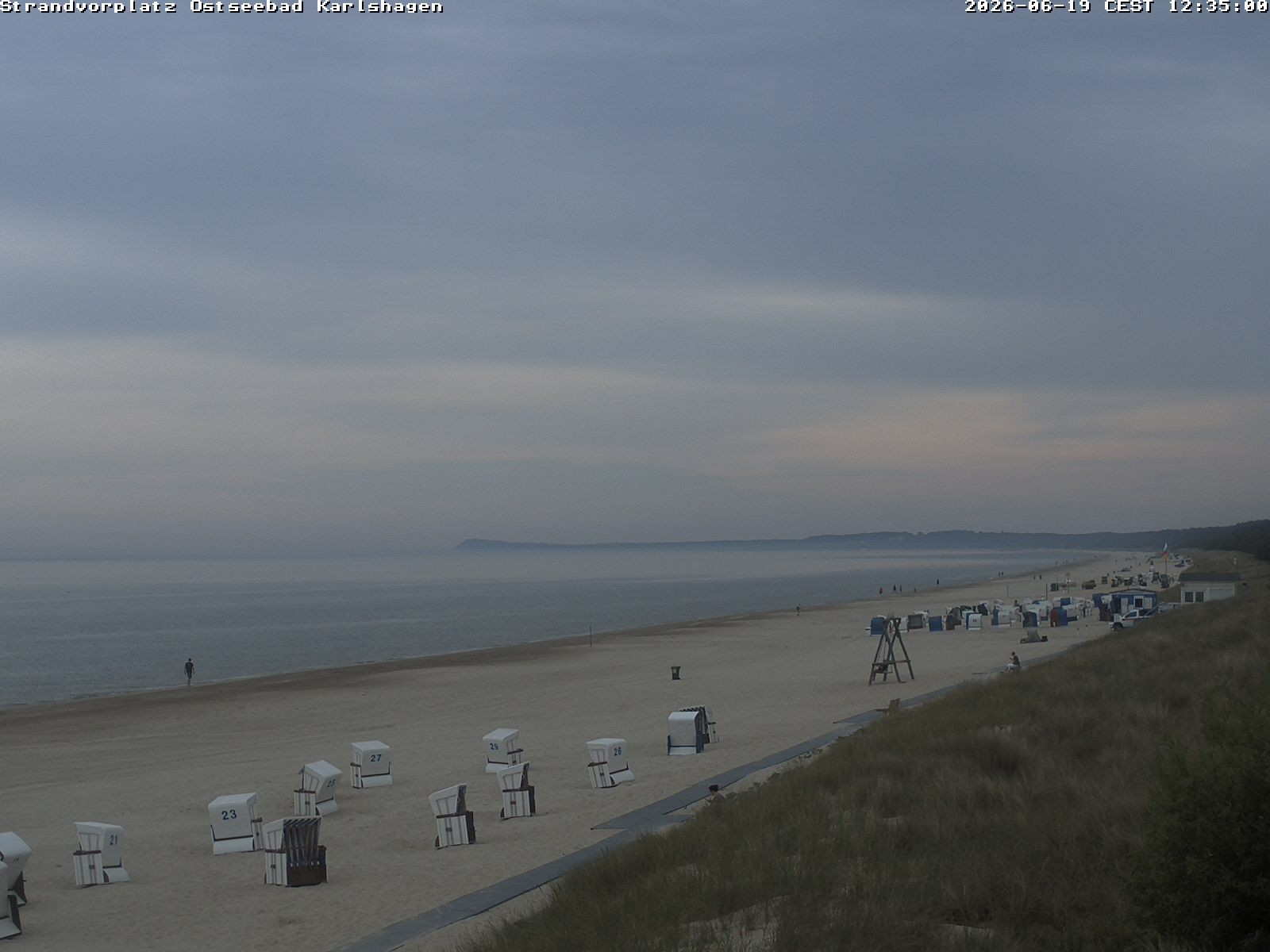 Archiv Foto Webcam Usedom: Strandvorplatz Karlshagen