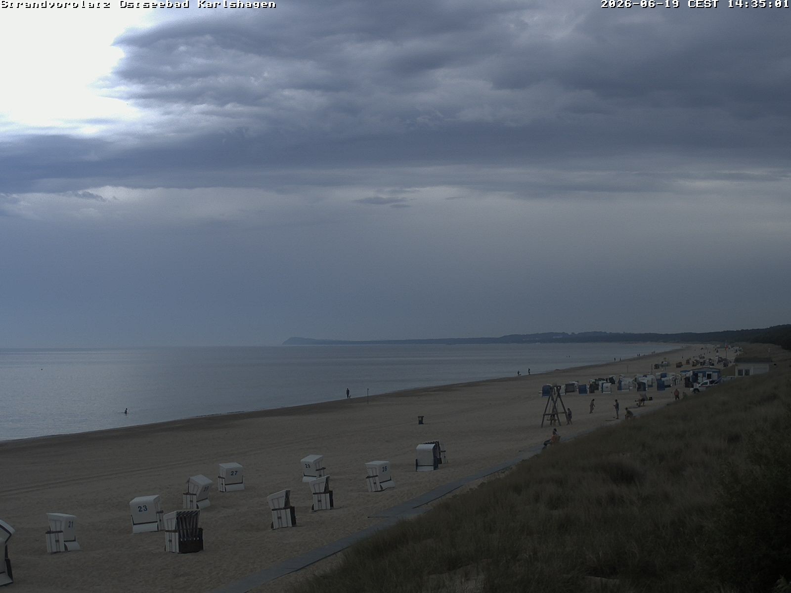 Archiv Foto Webcam Usedom: Strandvorplatz Karlshagen