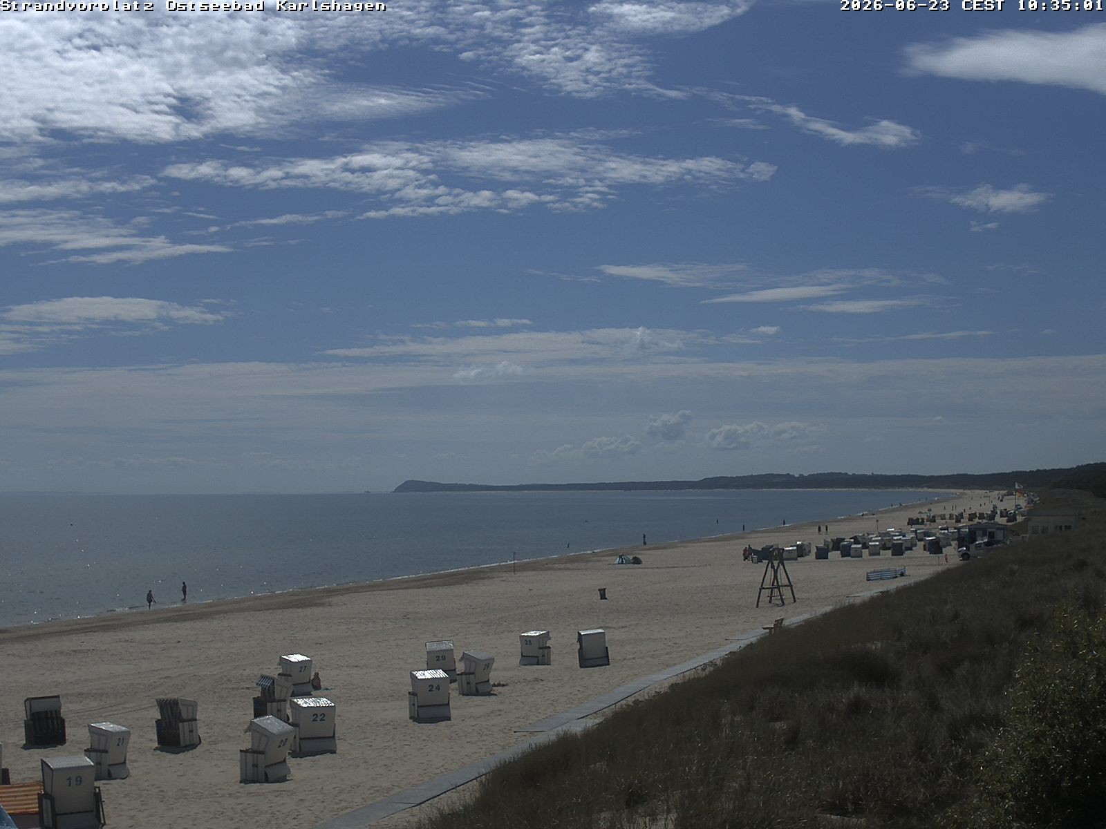 Archived image Webcam North east view Karlshagen beach