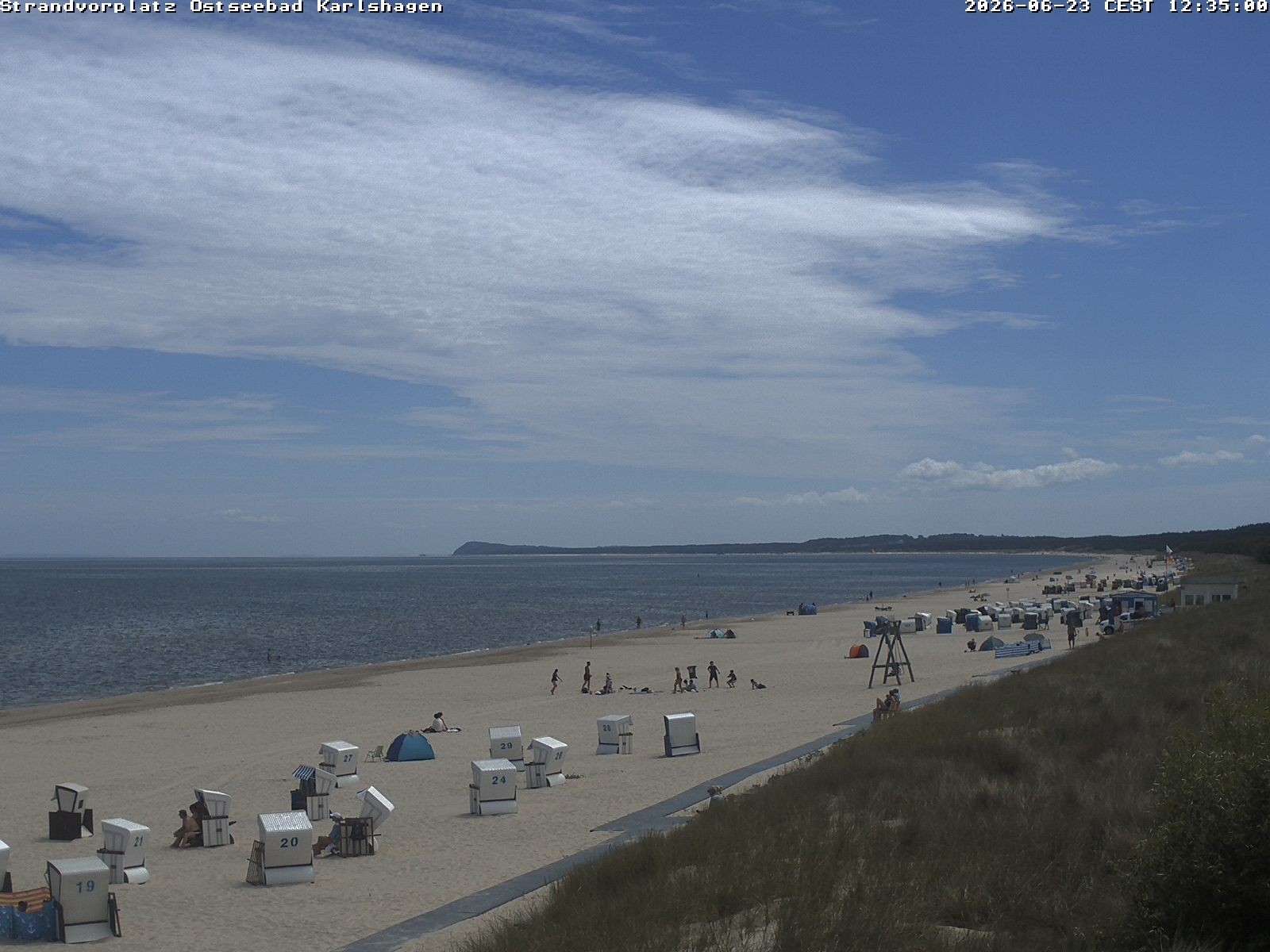 Archived image Webcam North east view Karlshagen beach