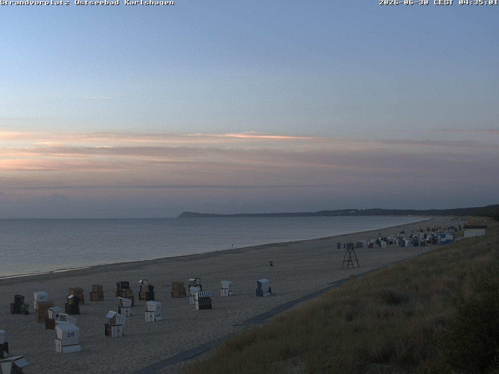 Archiv Foto Webcam Usedom: Strandvorplatz Karlshagen