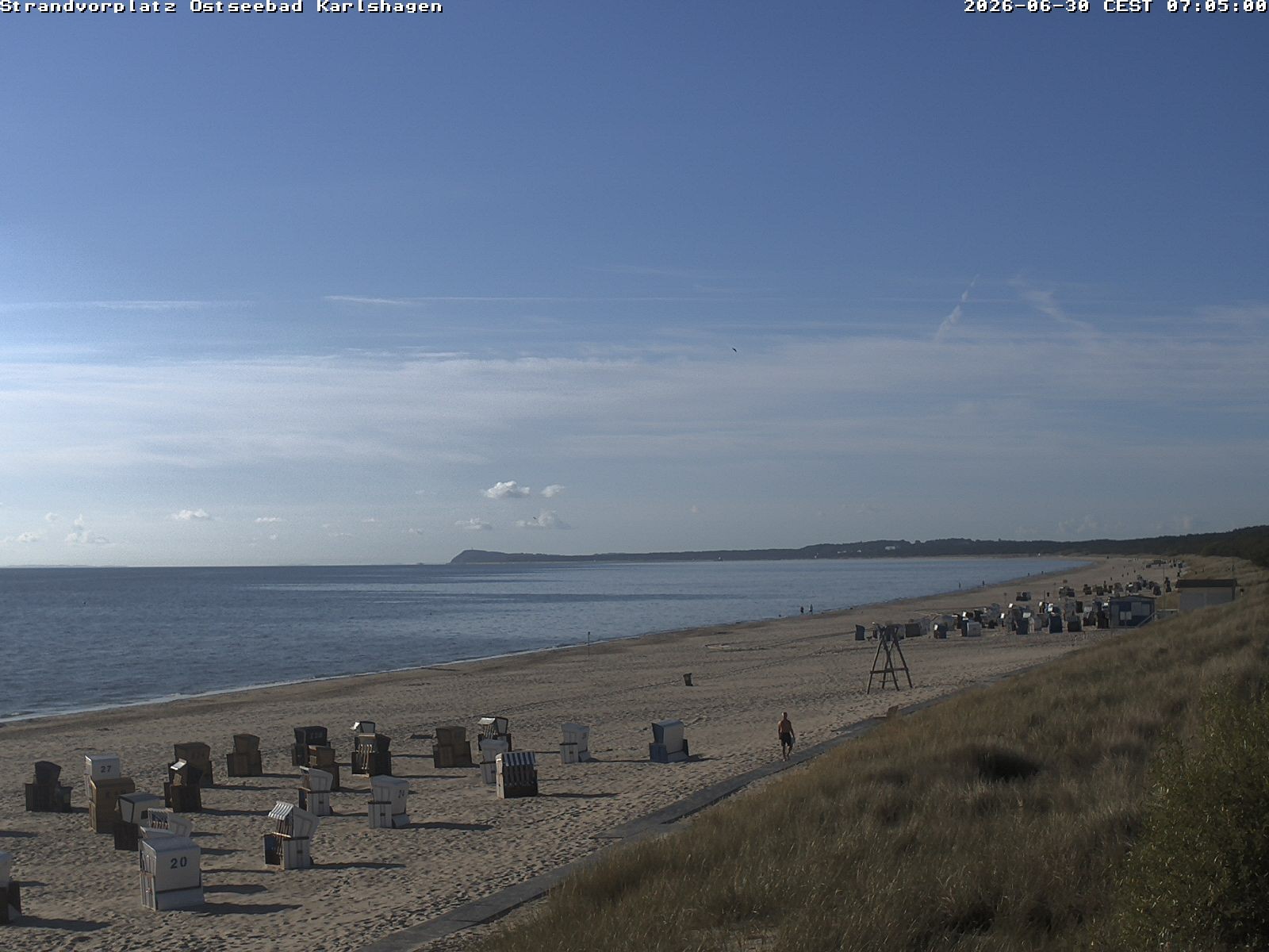 Archiv Foto Webcam Usedom: Strandvorplatz Karlshagen