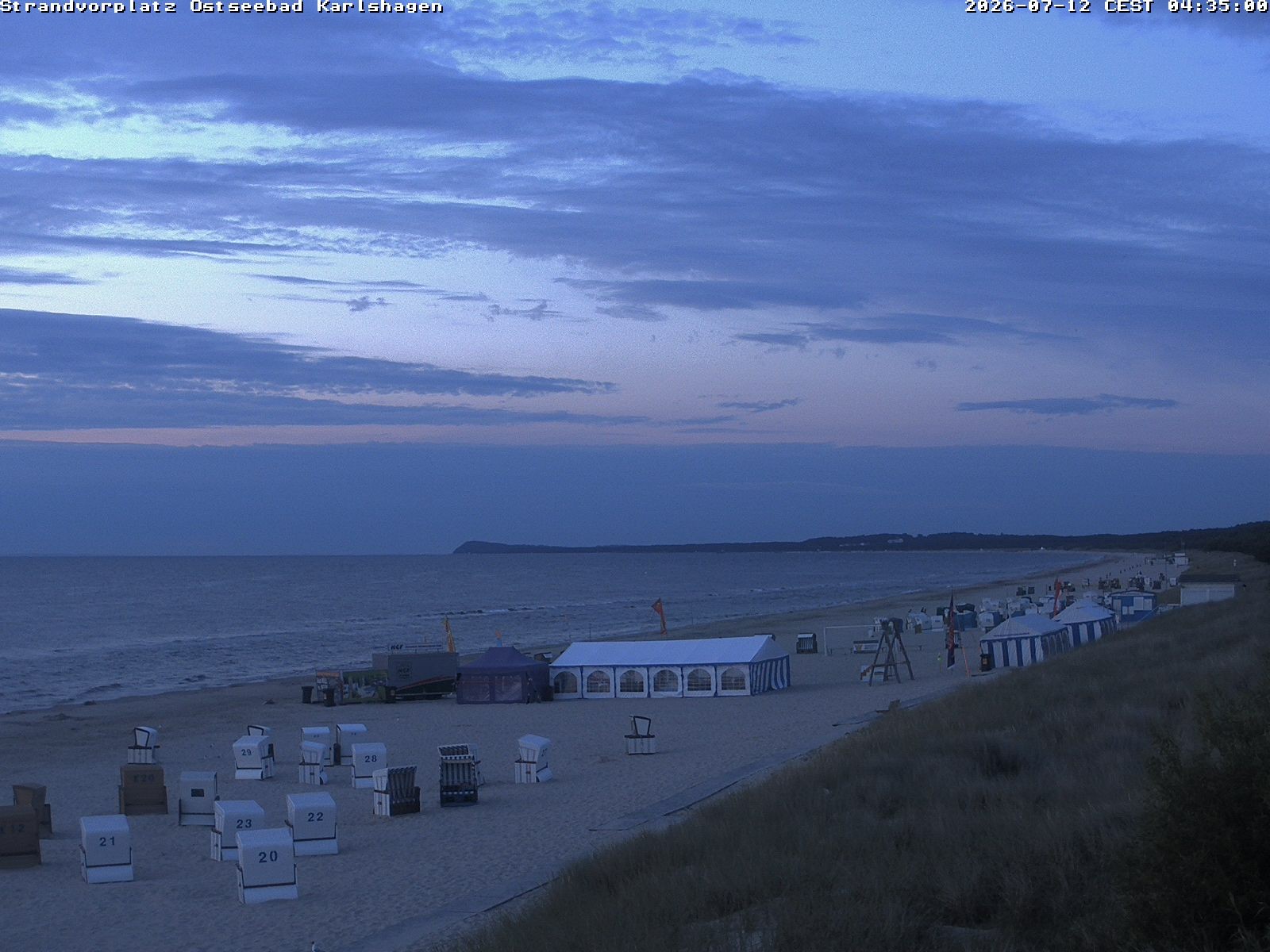 Archived image Webcam North east view Karlshagen beach