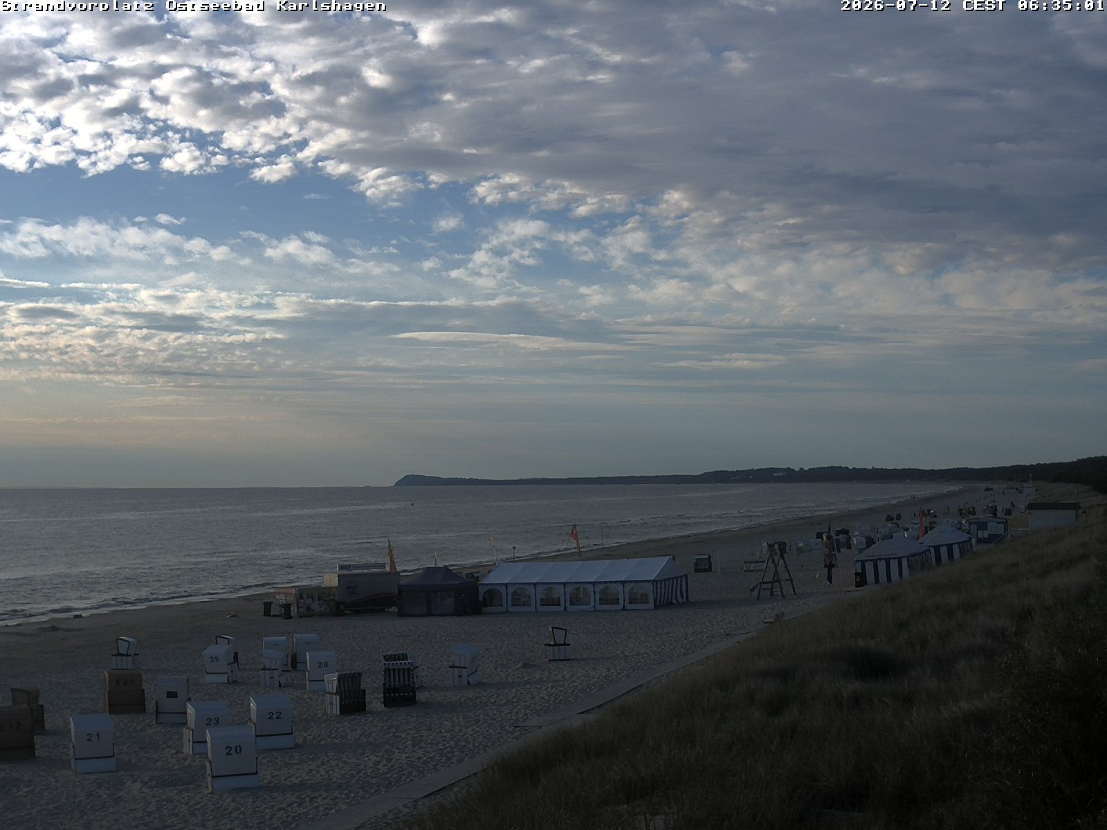 Archived image Webcam North east view Karlshagen beach