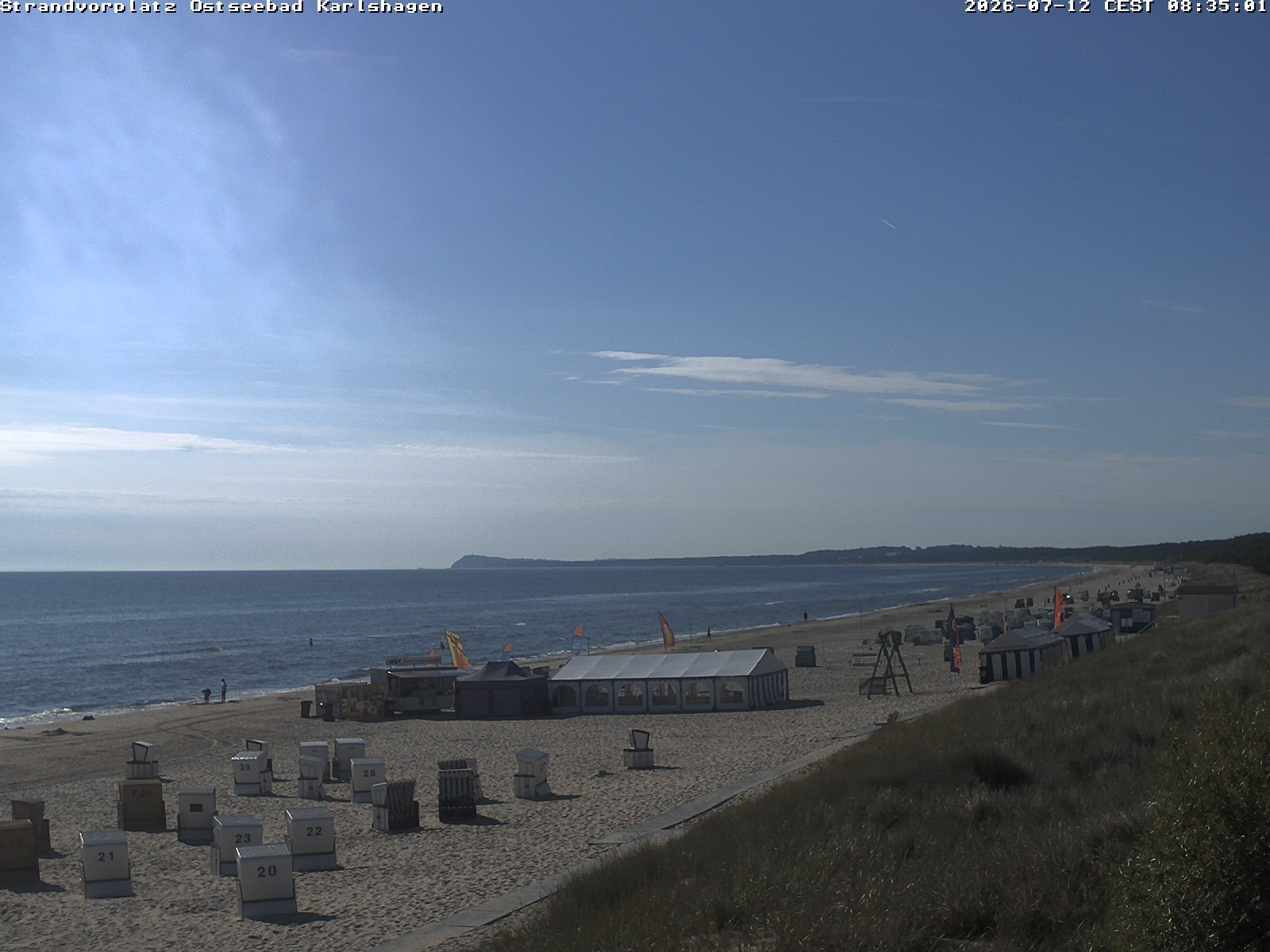 Archived image Webcam North east view Karlshagen beach